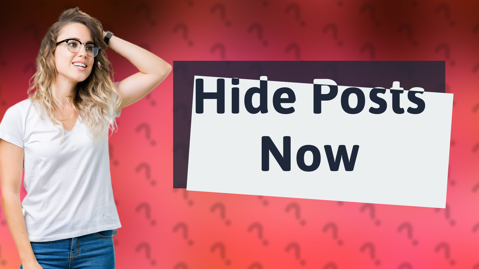 Hide Posts Now