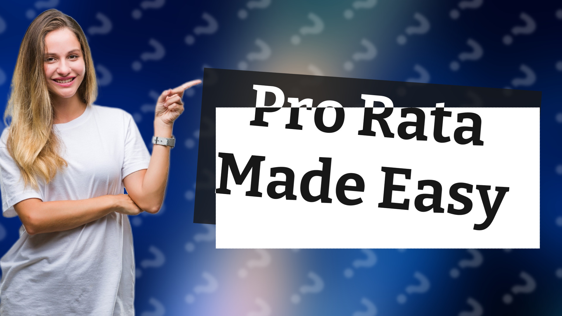 Pro Rata Made Easy