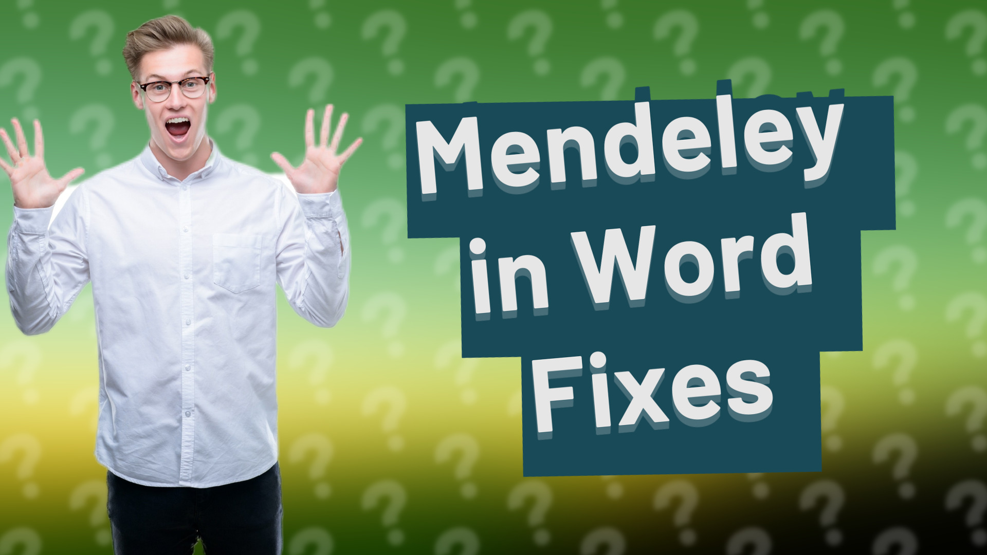 Mendeley in Word Fixes