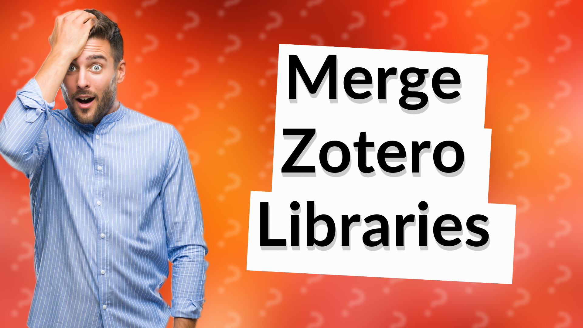Merge Zotero Libraries