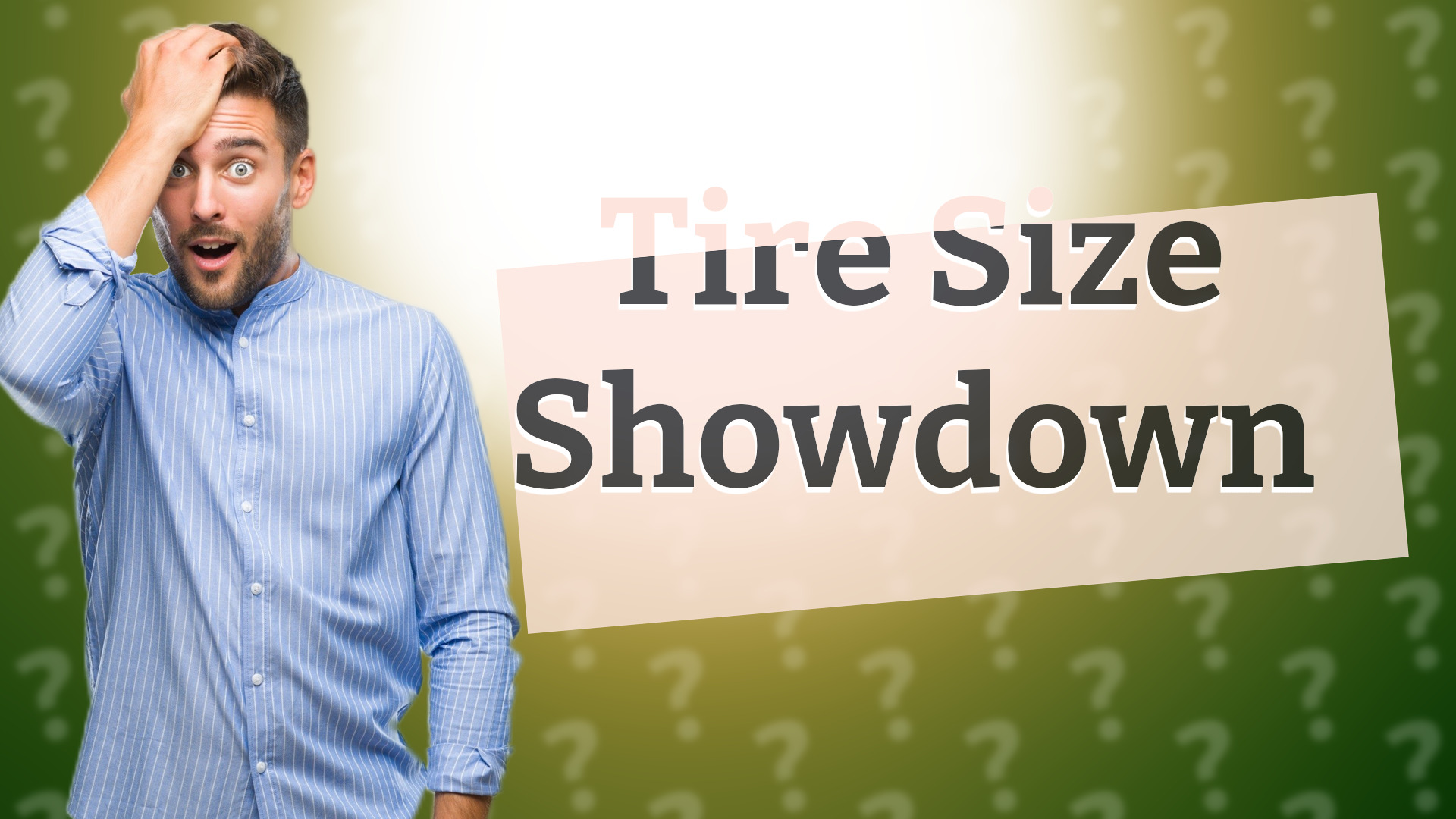 Tire Size Showdown