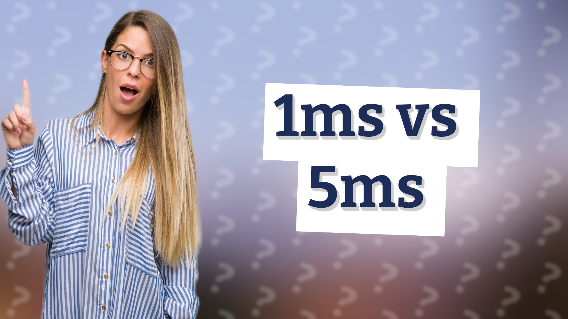 1ms vs 5ms