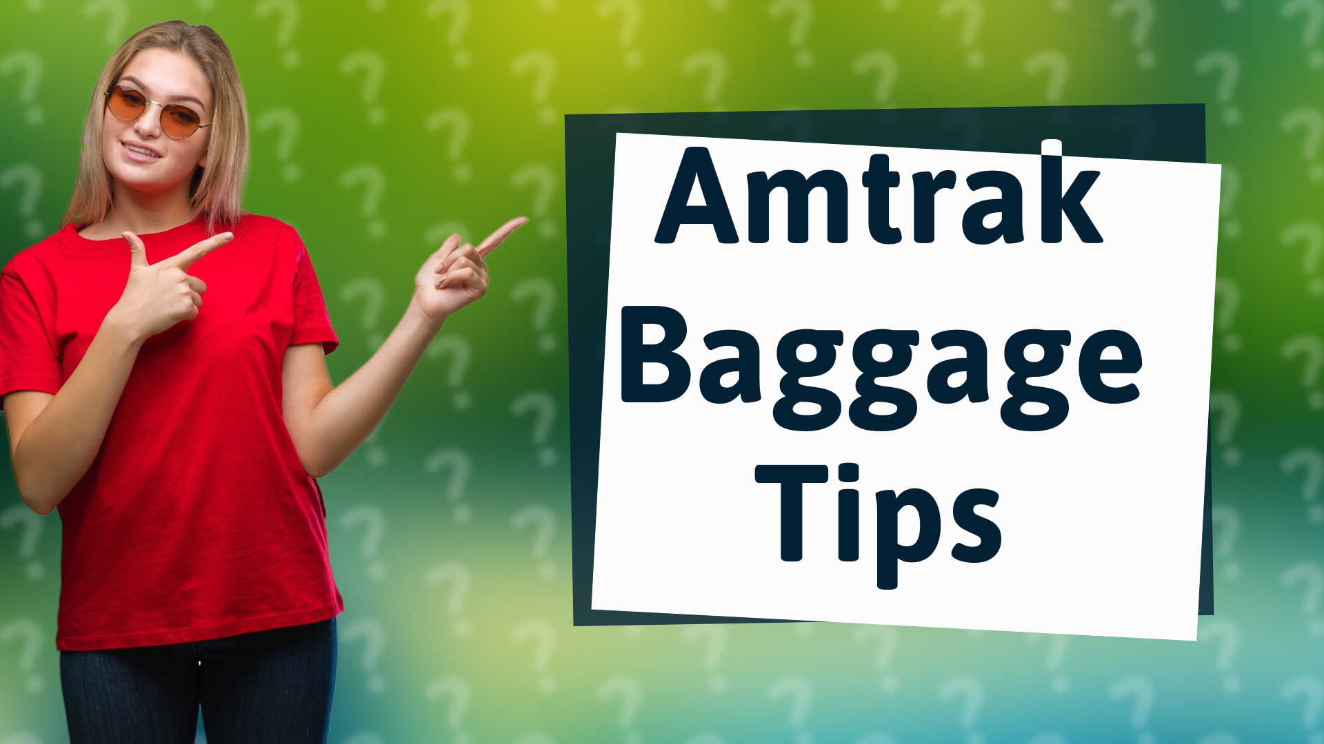 Amtrak Baggage Tips