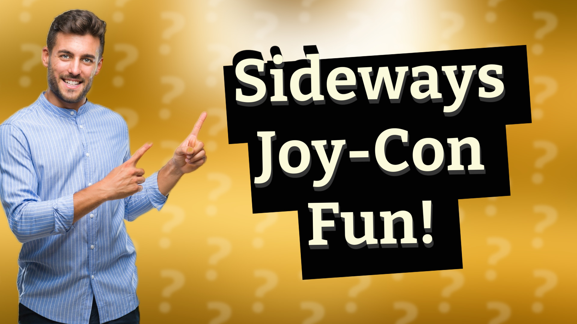 Sideways Joy-Con Fun!