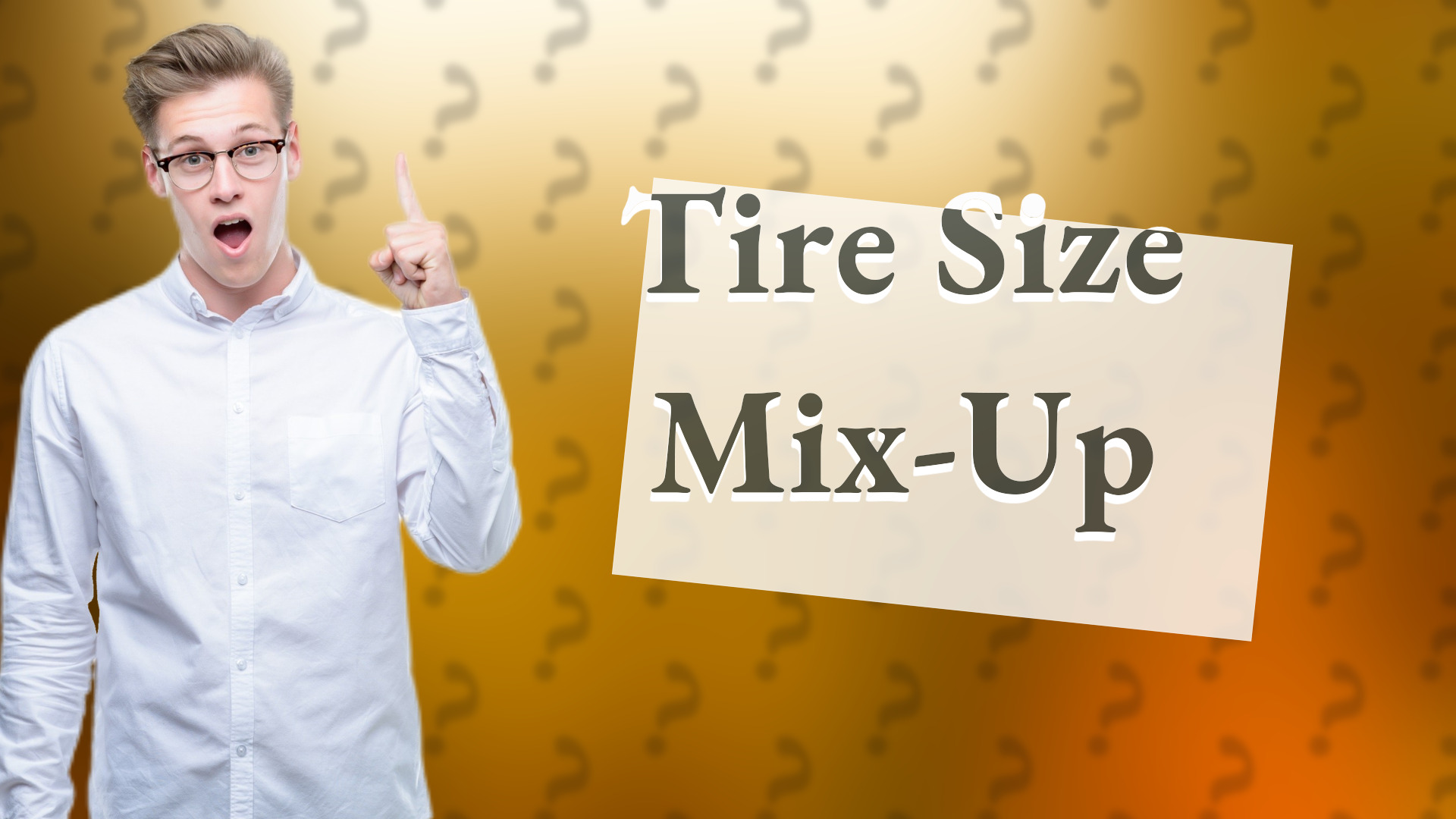 Tire Size Mix-Up