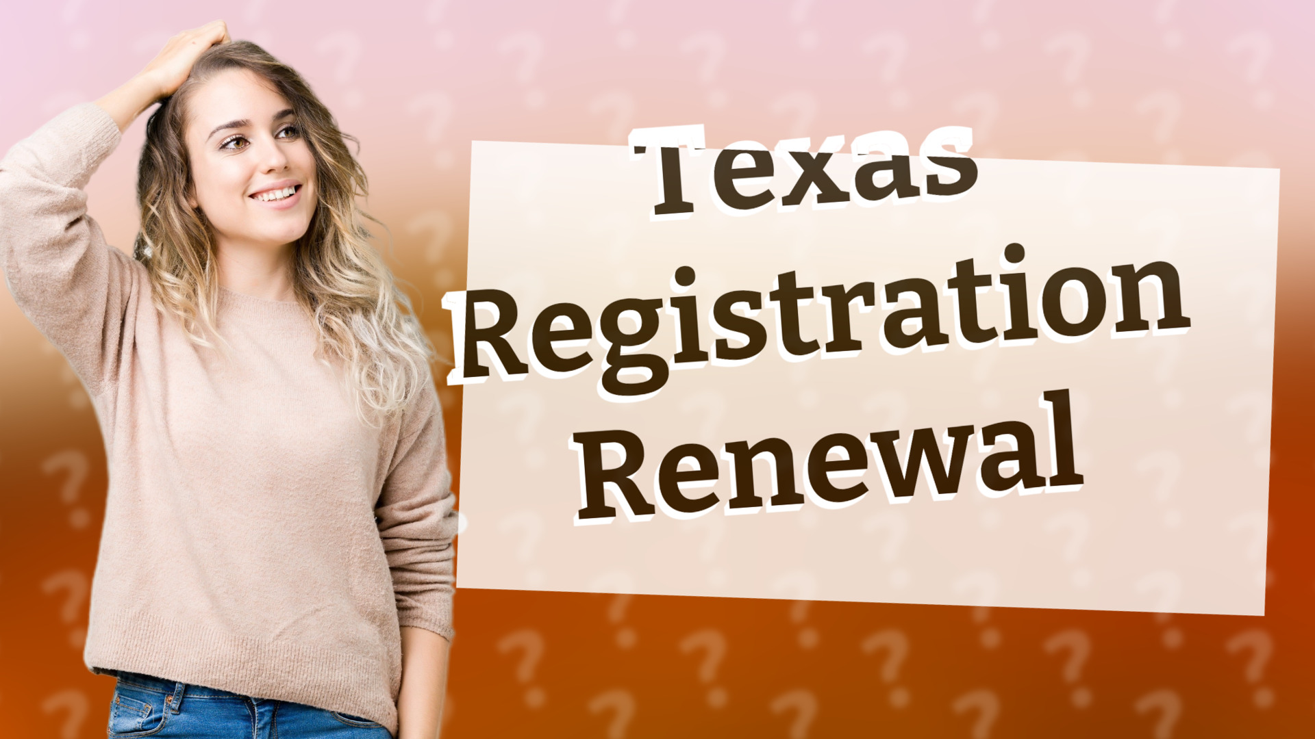 Texas Registration Renewal