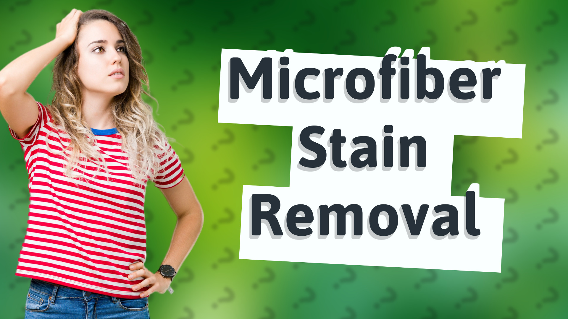 Microfiber Stain Removal