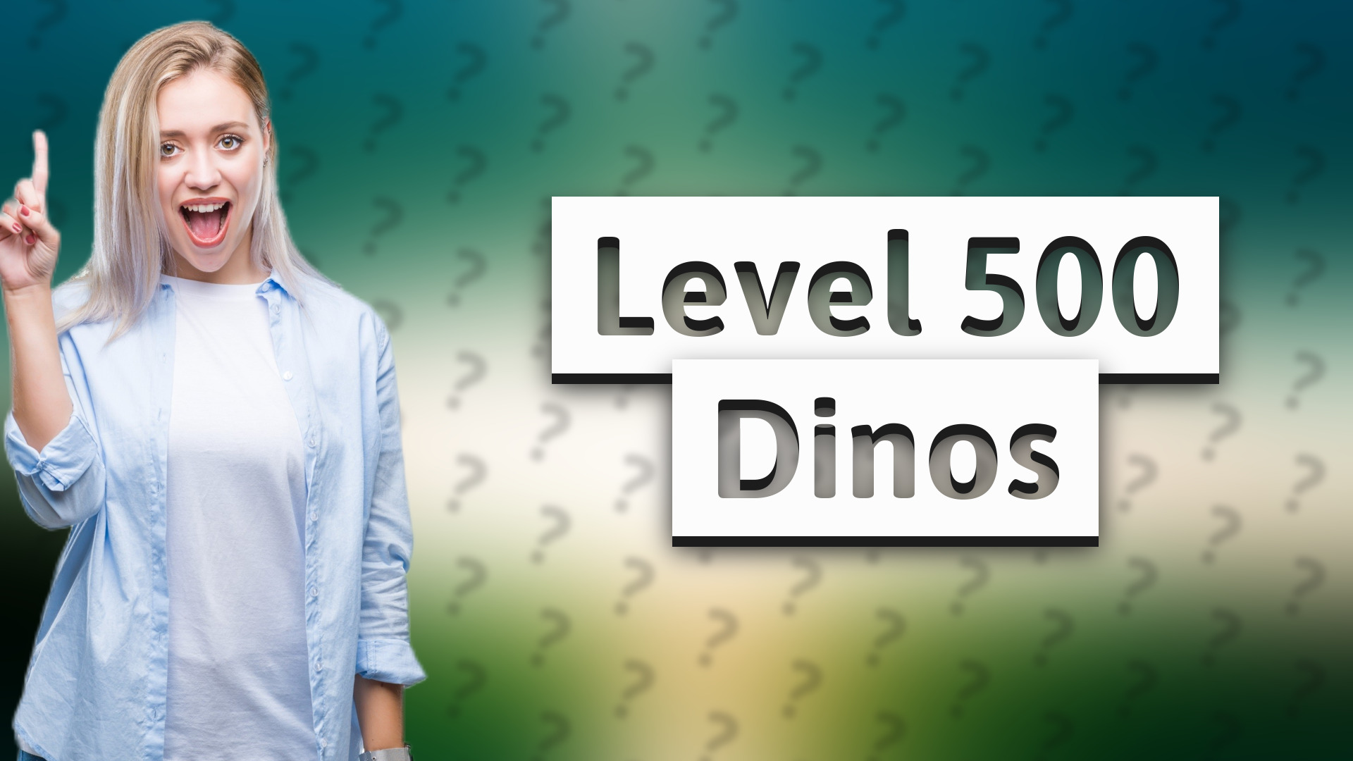 Level 500 Dinos