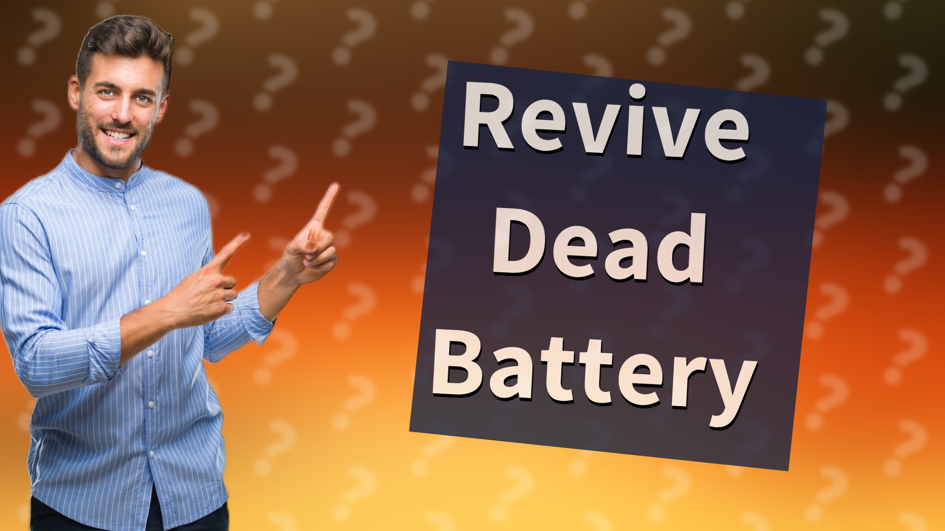Revive Dead Battery