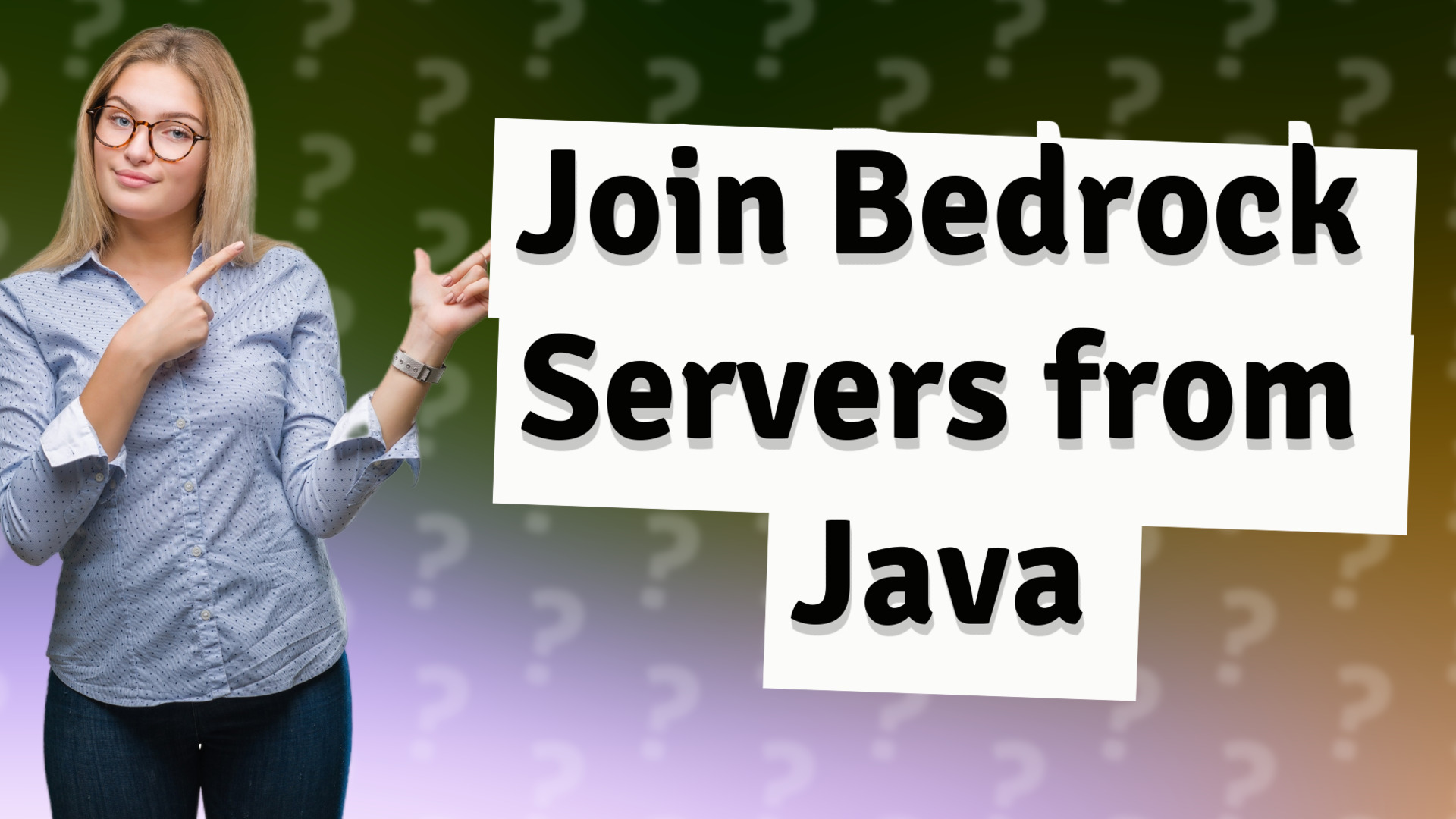 Join Bedrock Servers from Java