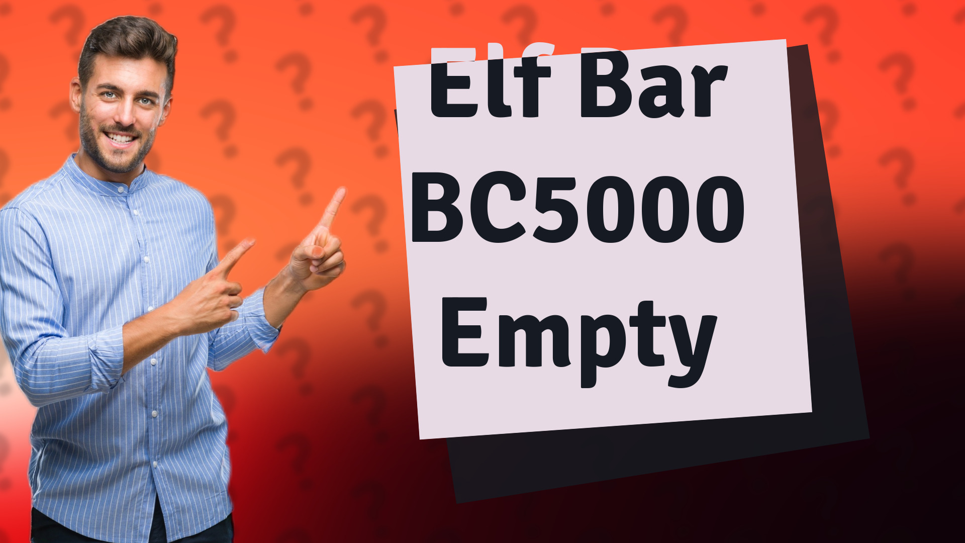 Elf Bar BC5000 Empty