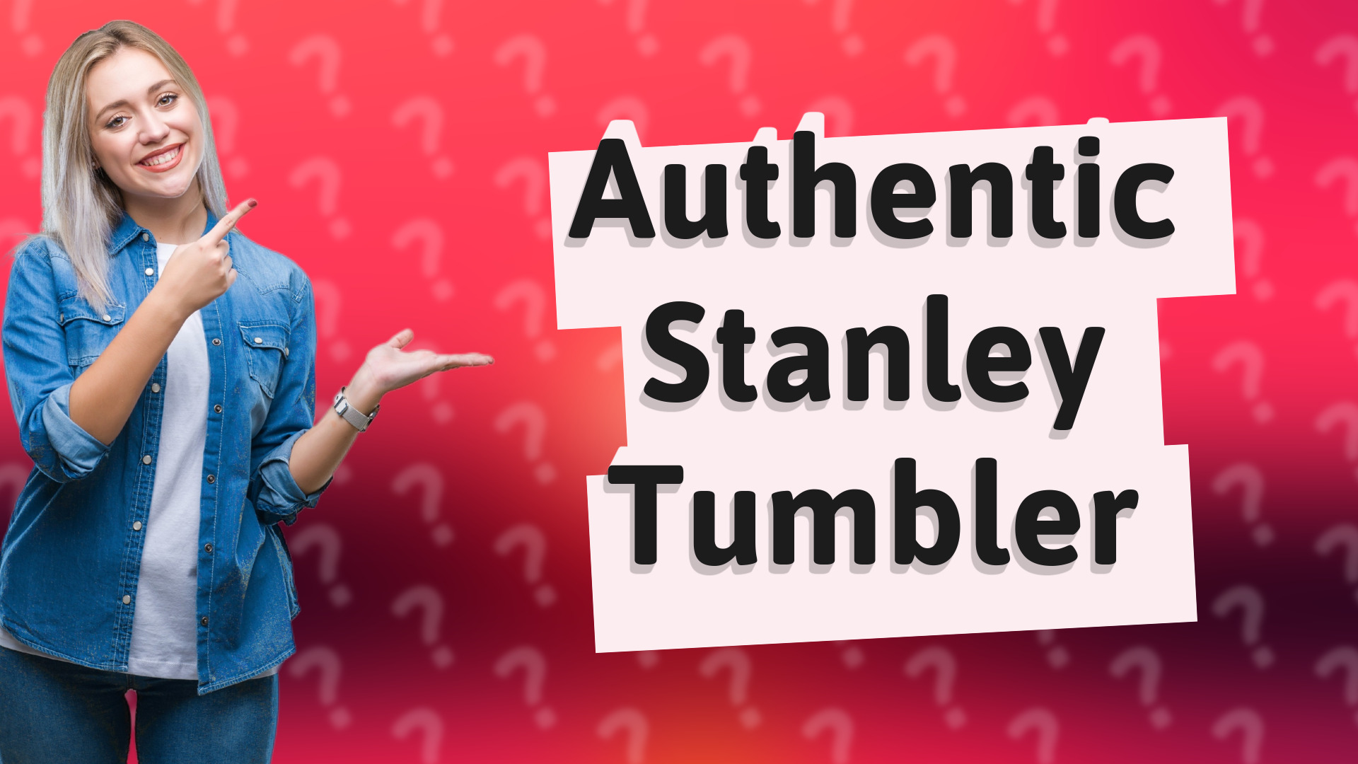 Authentic Stanley Tumbler