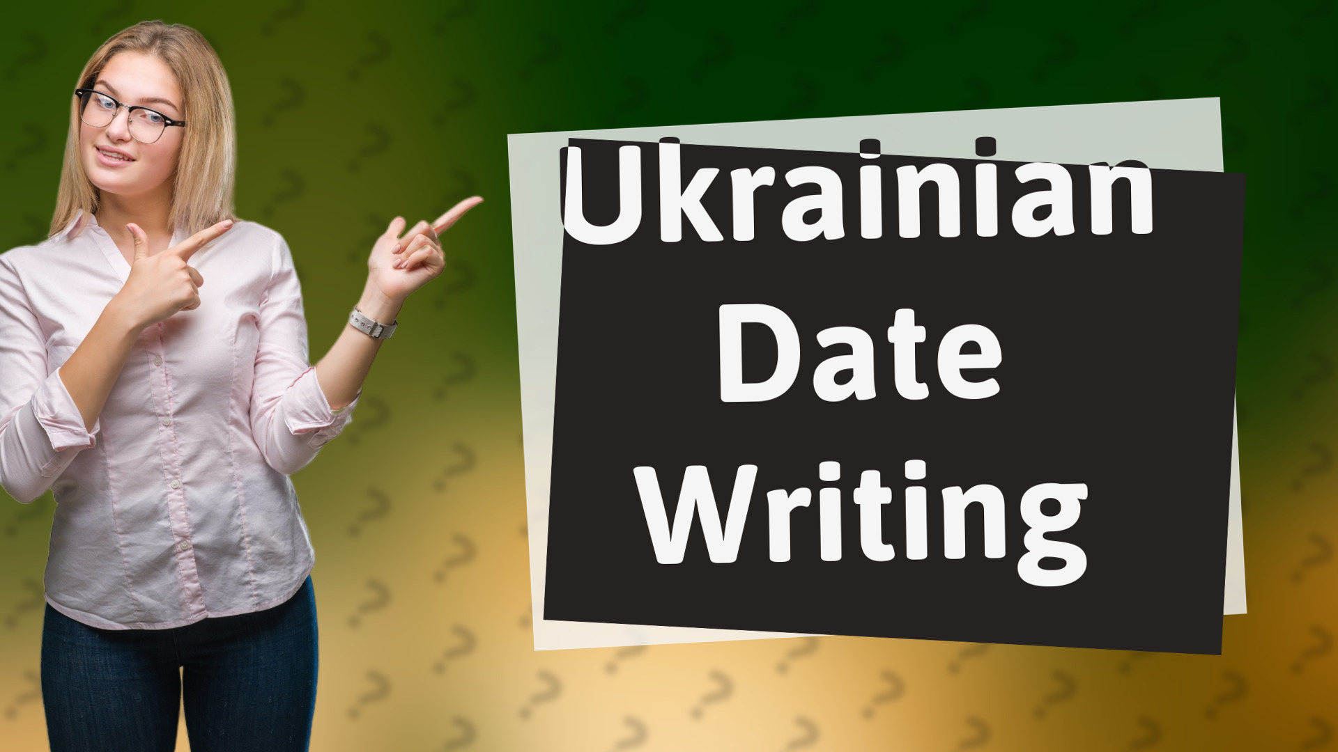 Ukrainian Date Writing