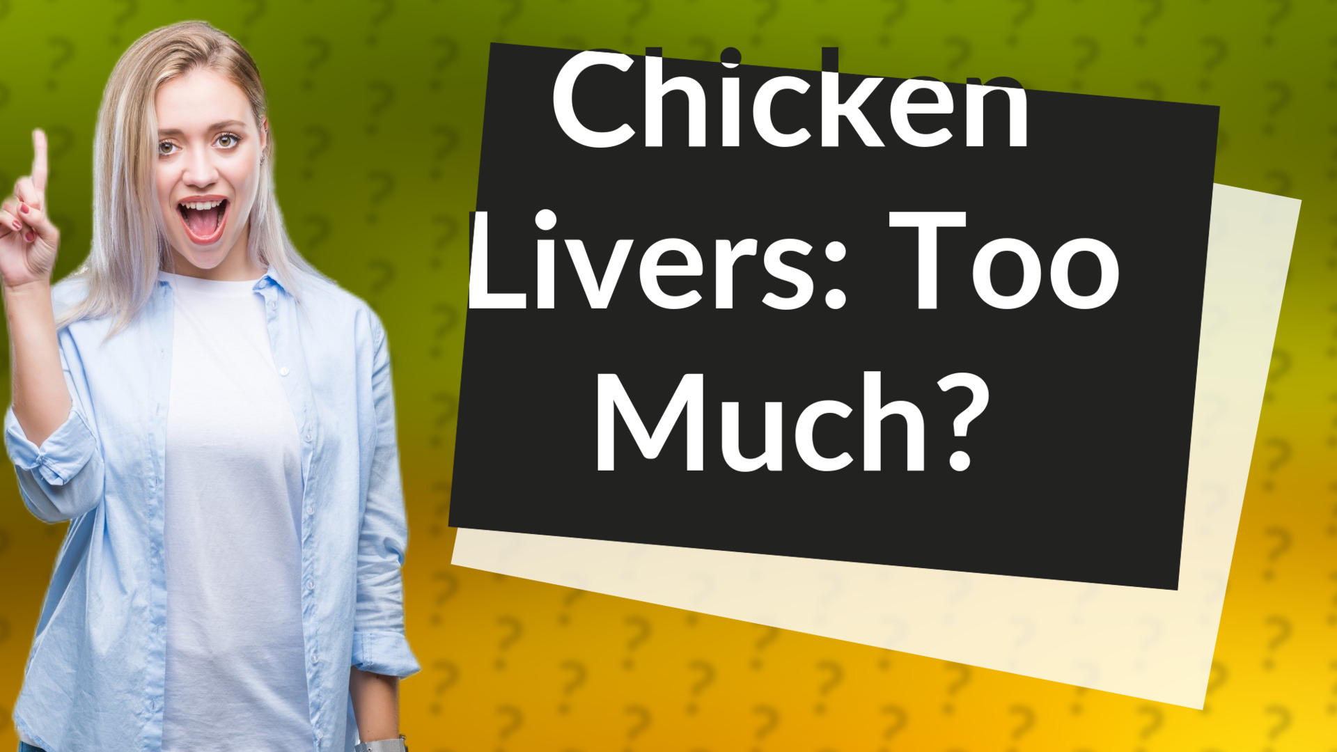 Chicken Livers: Too Much?