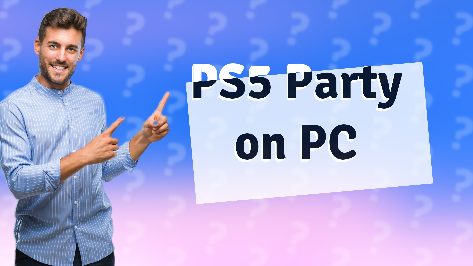 PS5 Party on PC