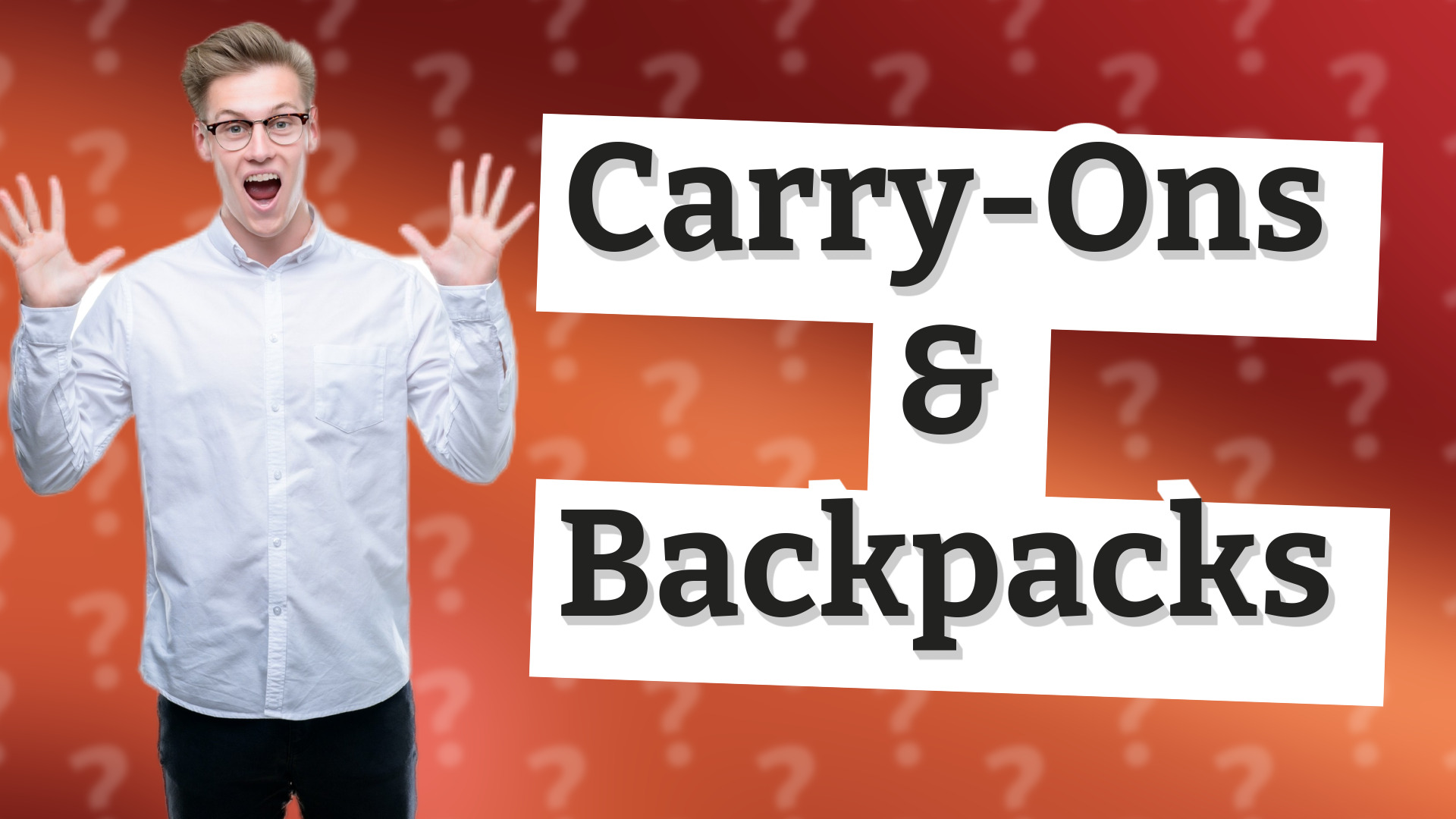 Carry-Ons & Backpacks