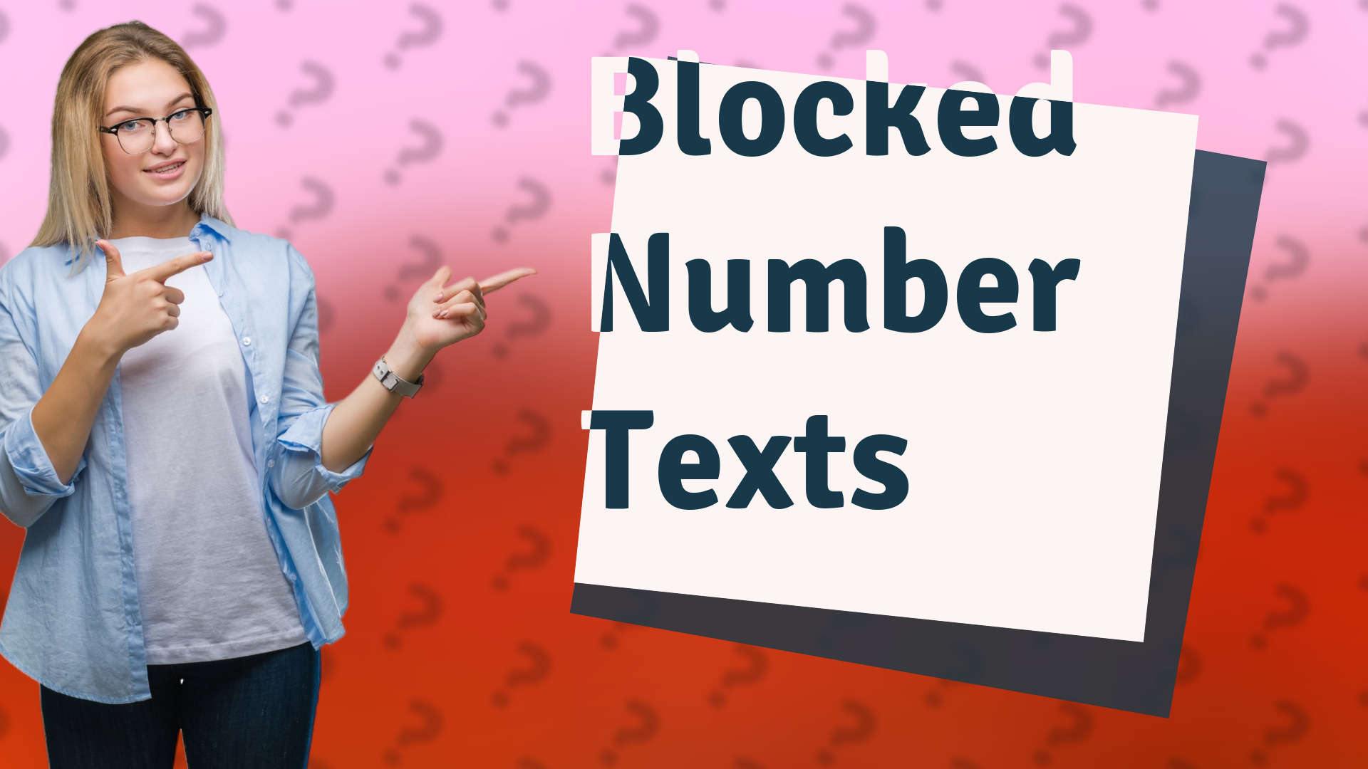 Blocked Number Texts
