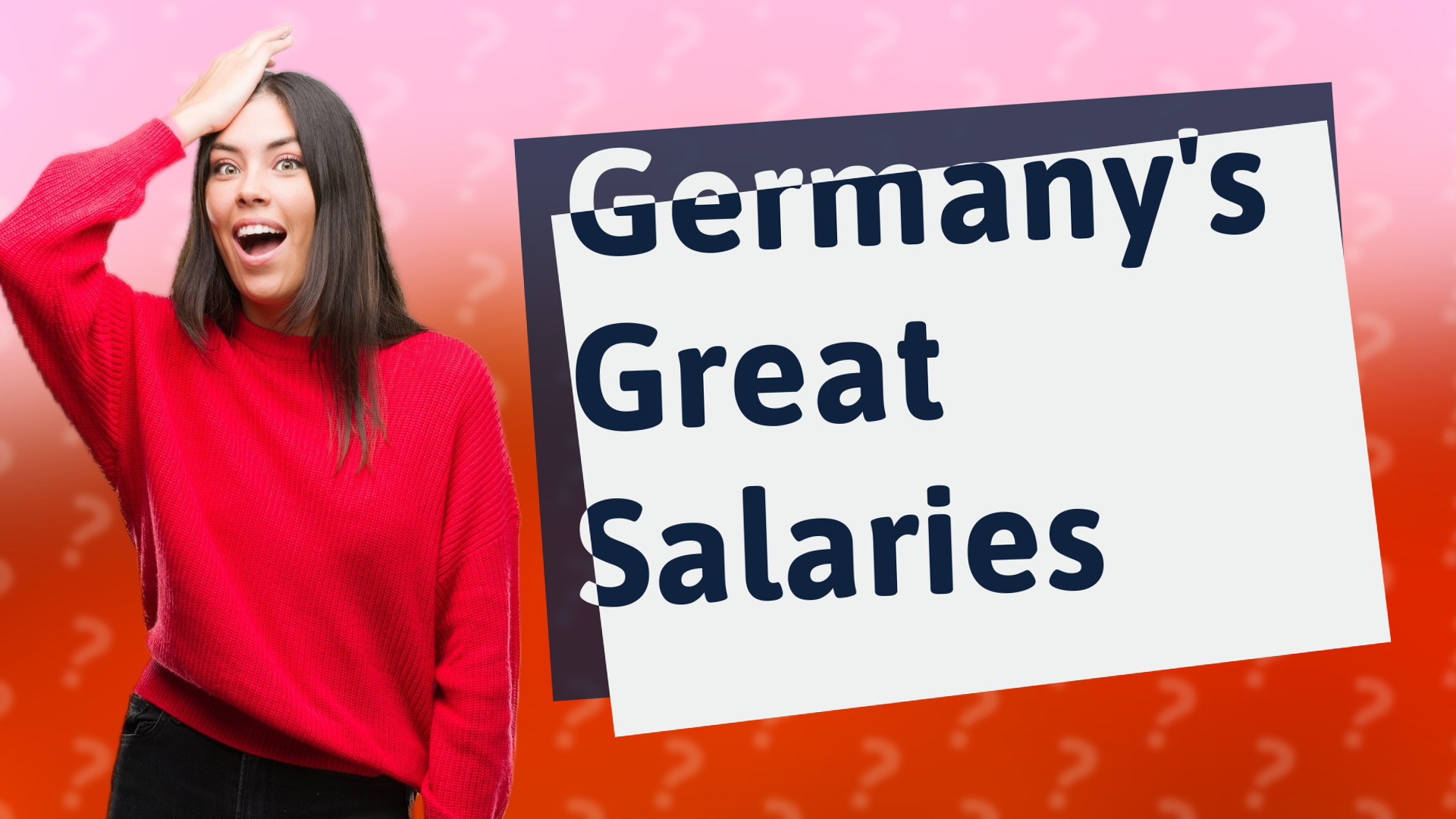Germany's Great Salaries