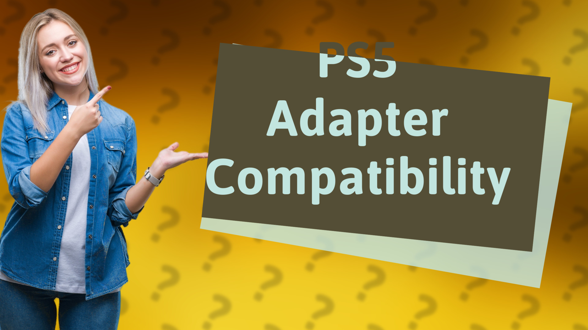 PS5 Adapter Compatibility