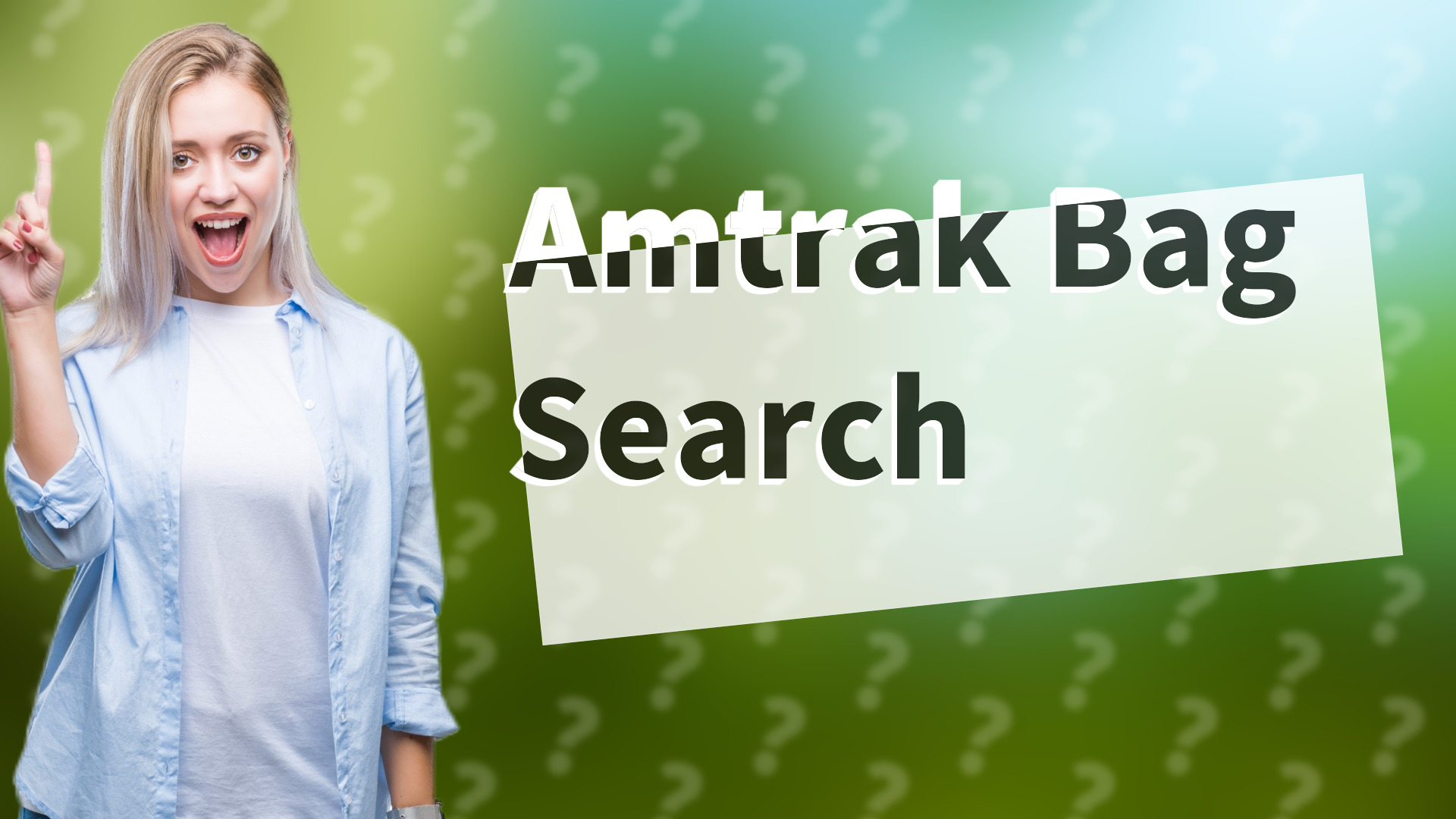 Amtrak Bag Search