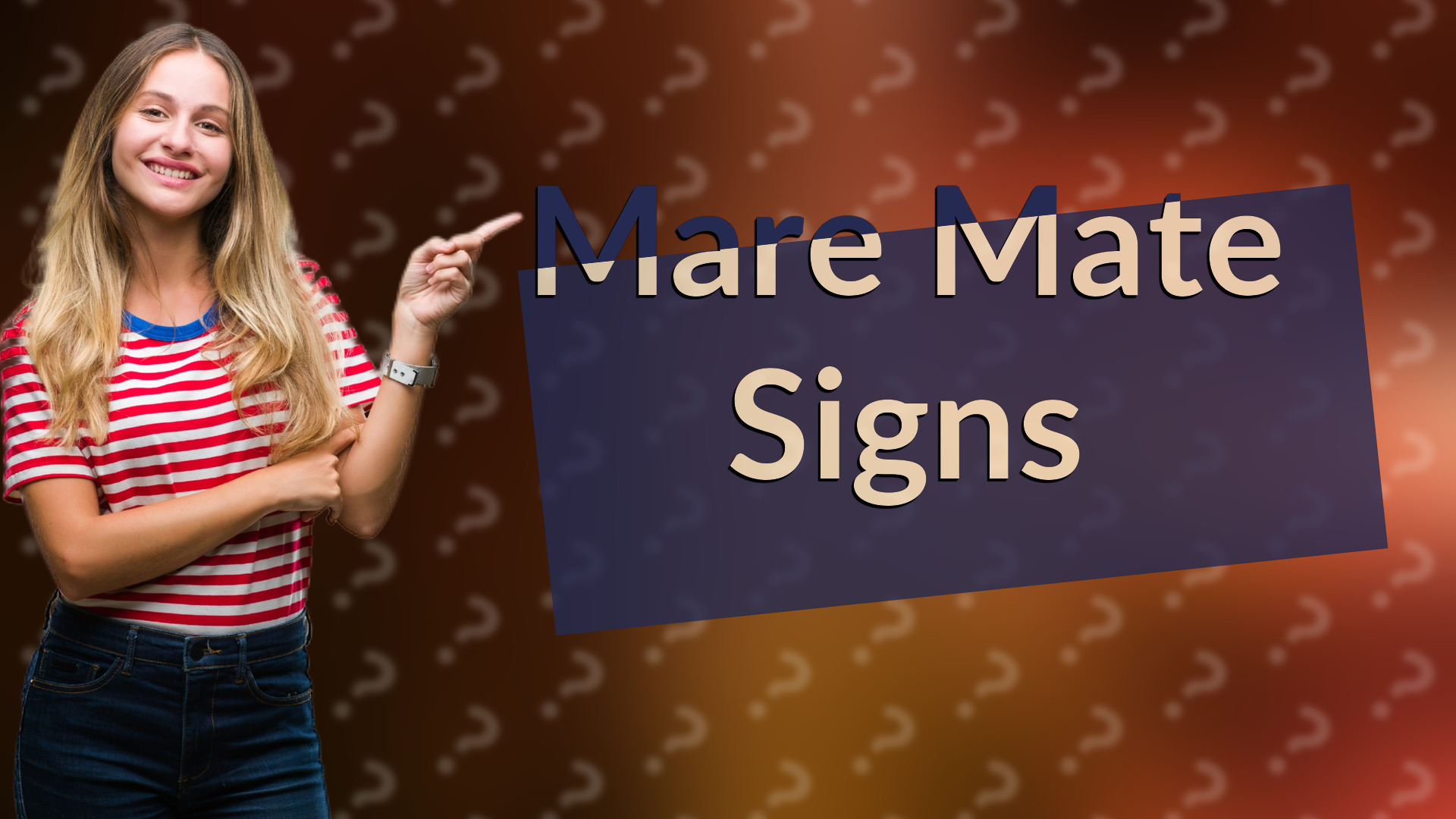 Mare Mate Signs