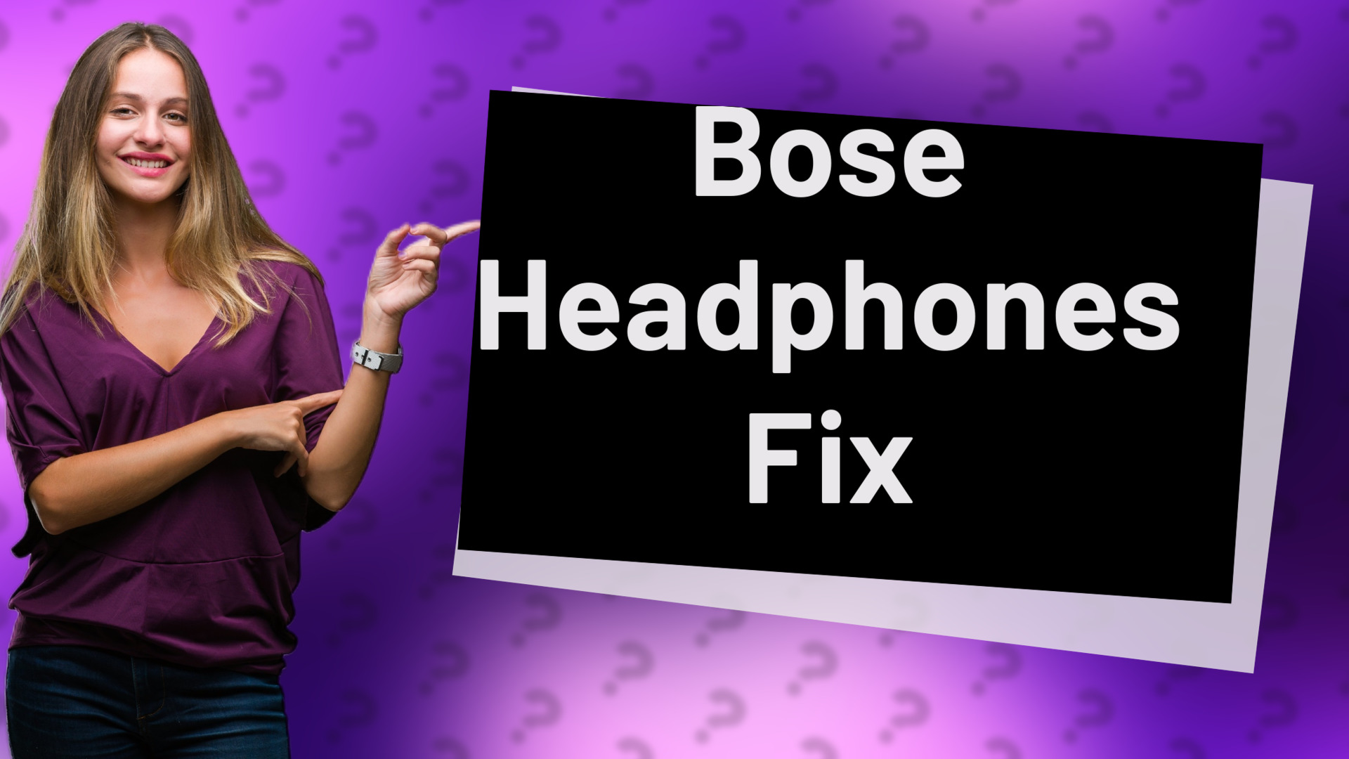 Bose Headphones Fix