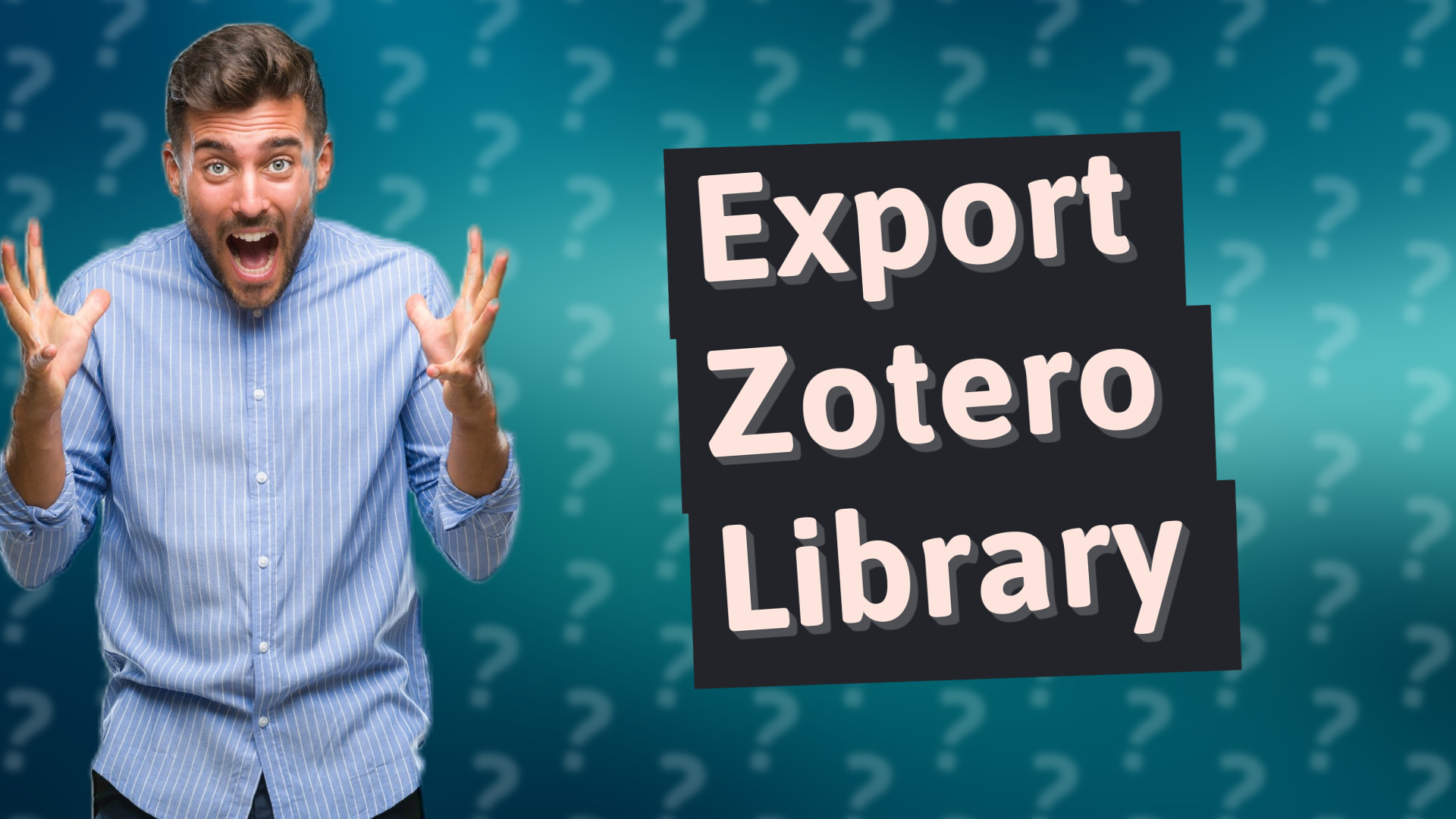 Export Zotero Library