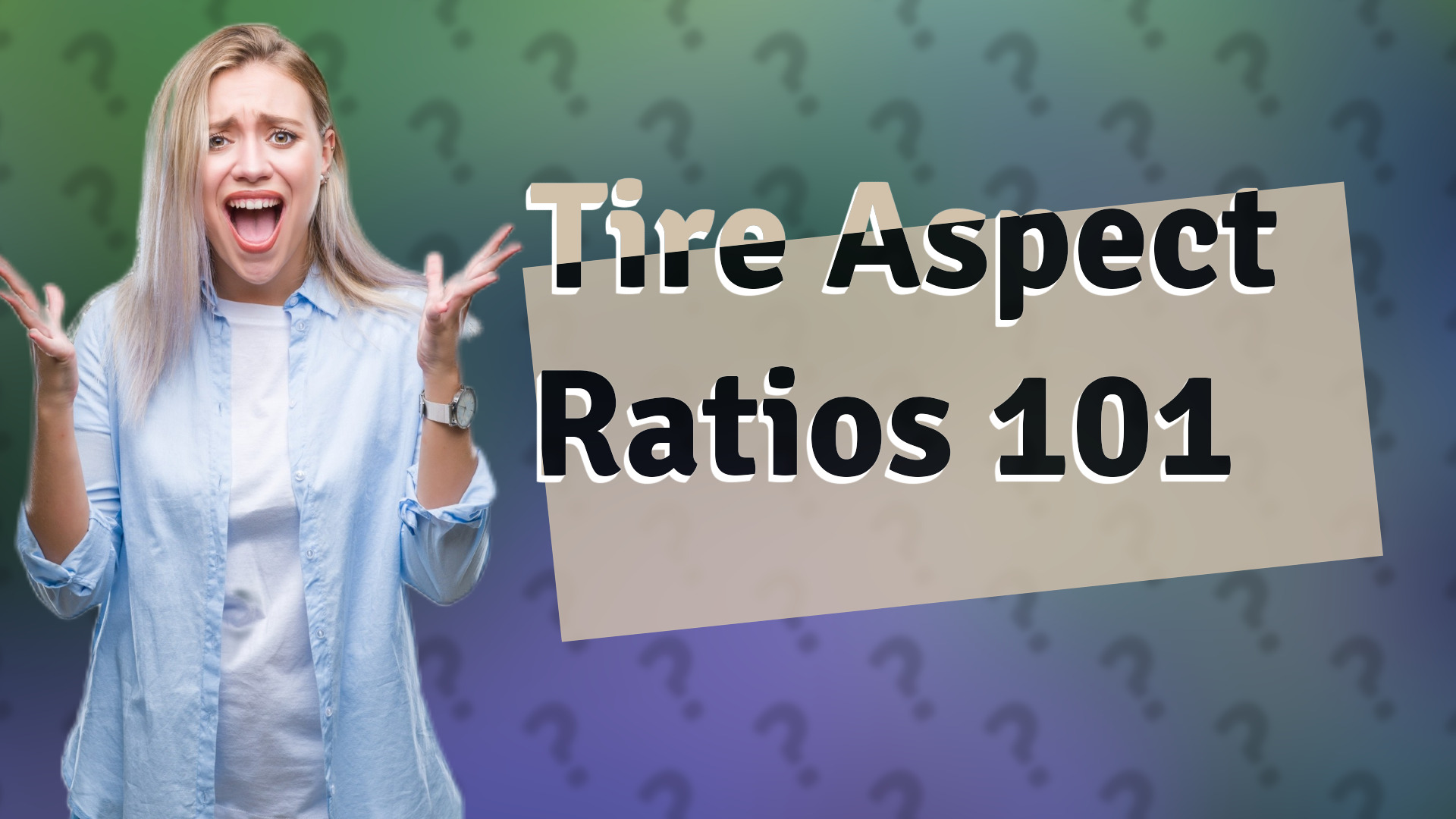 Tire Aspect Ratios 101