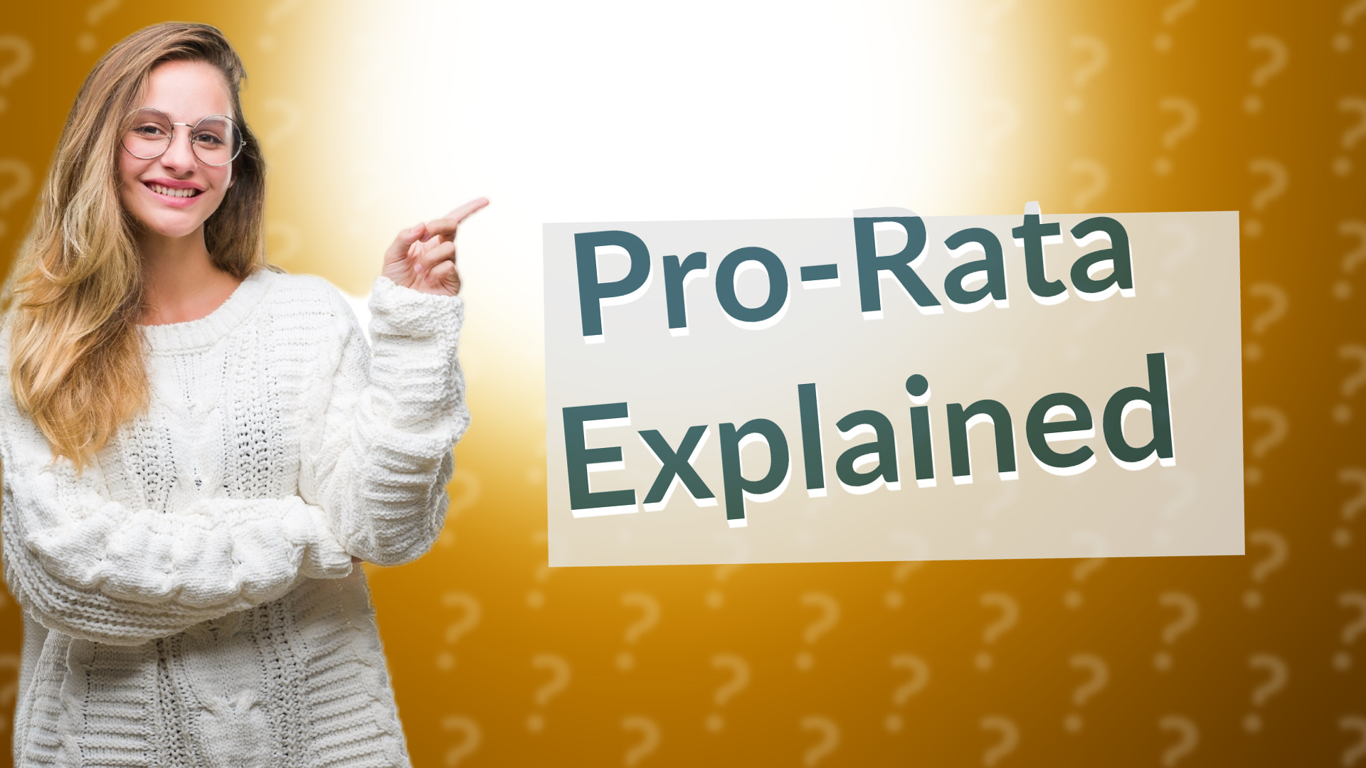 Pro-Rata Explained
