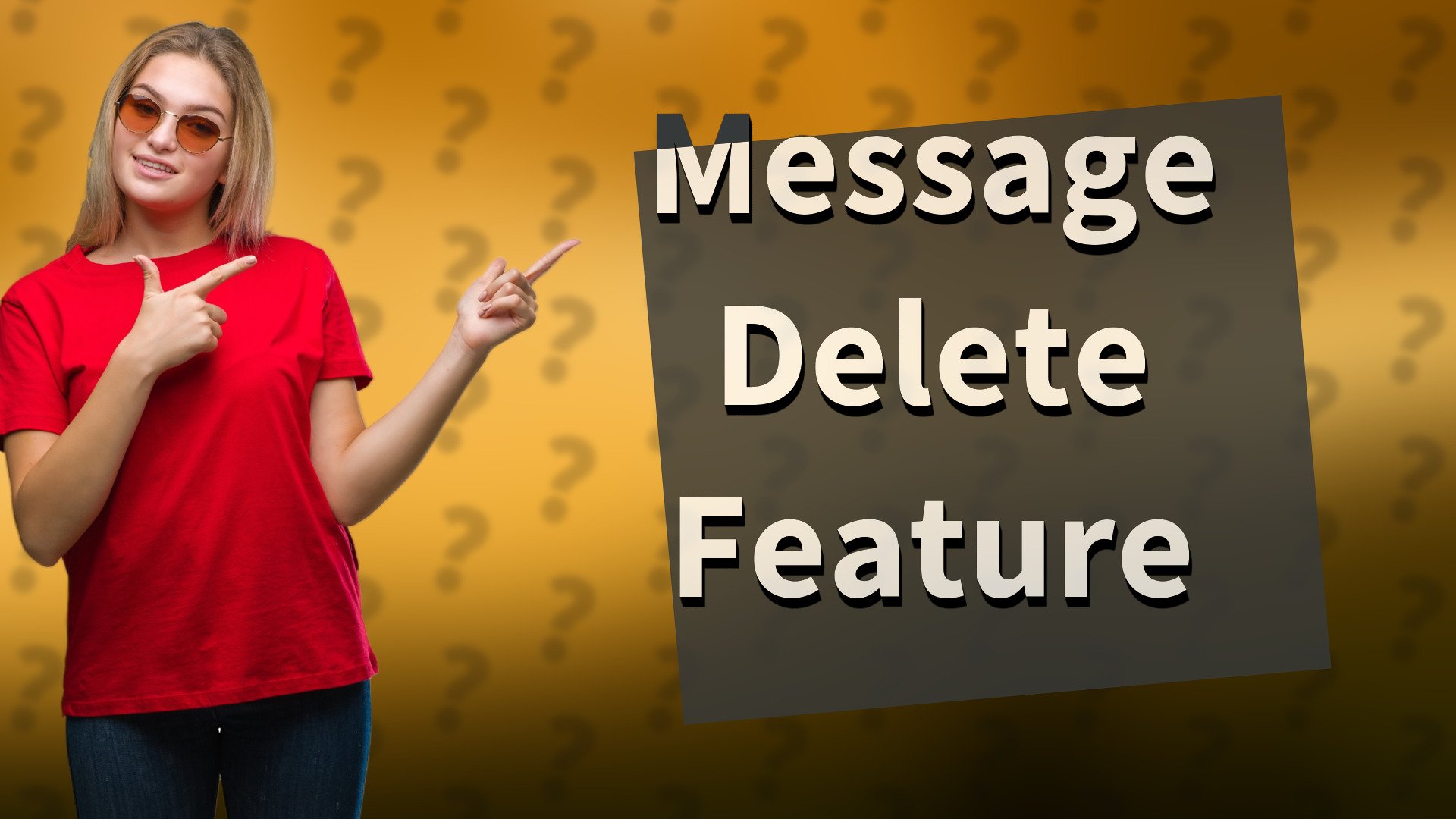 Message Delete Feature