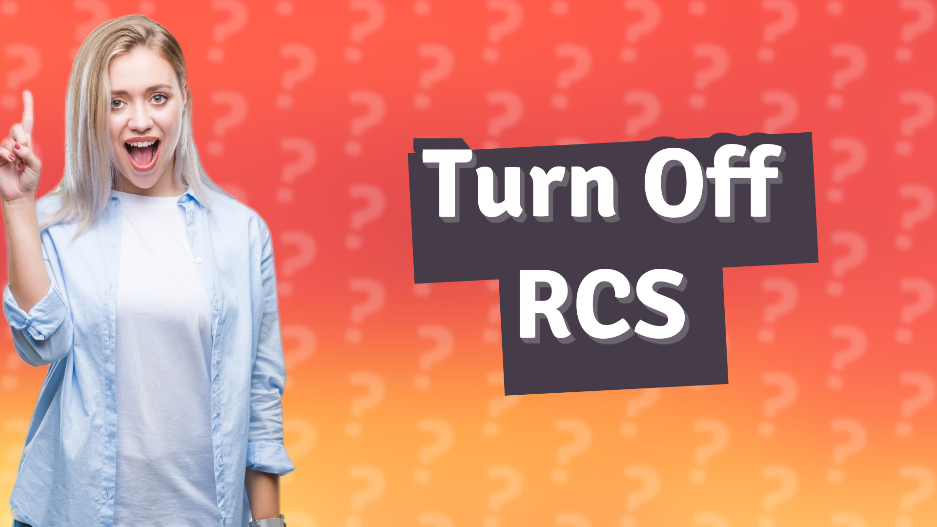 Turn Off RCS