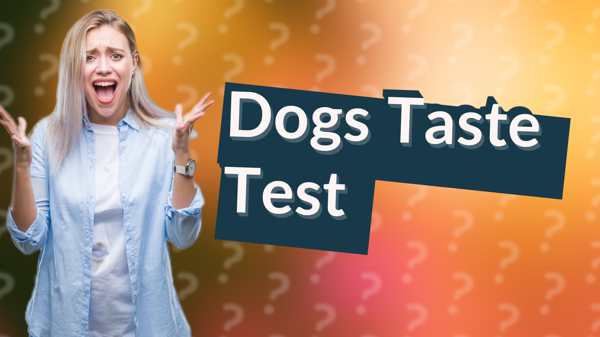 Dogs Taste Test
