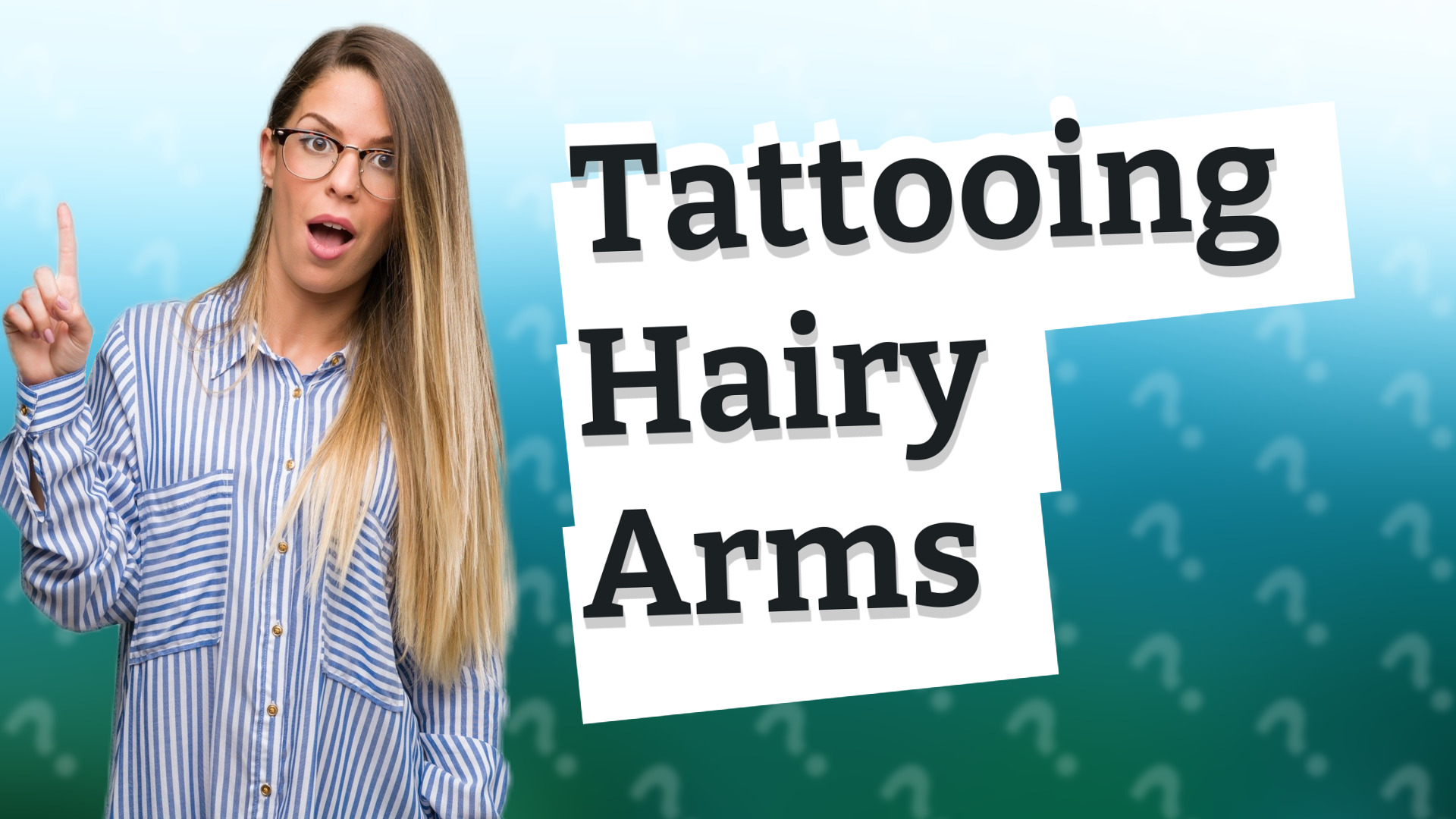Tattooing Hairy Arms