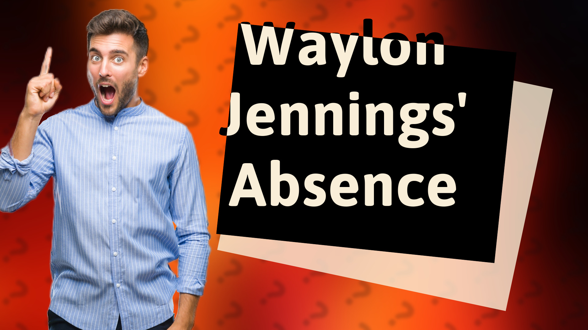 Waylon Jennings' Absence