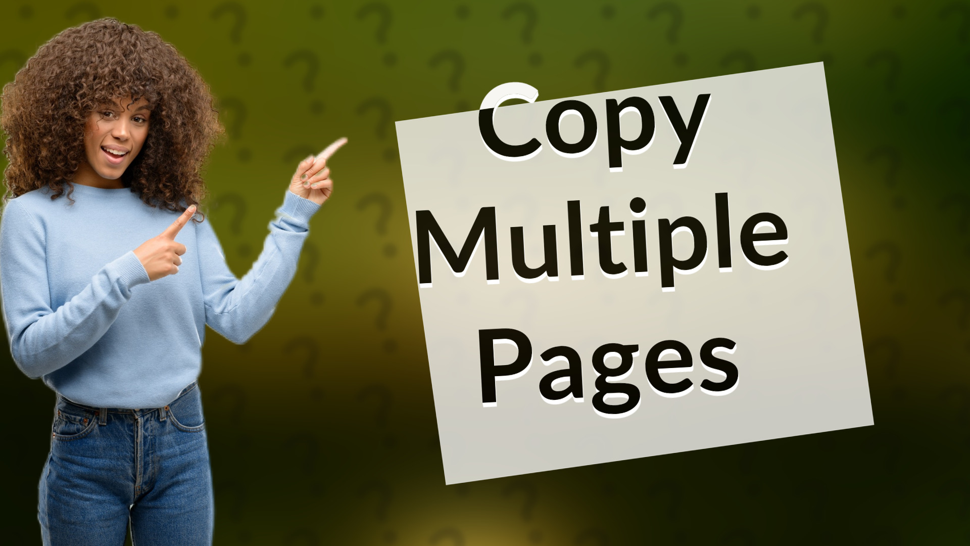 Copy Multiple Pages