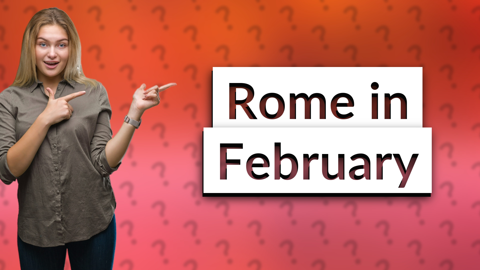 Rome in February