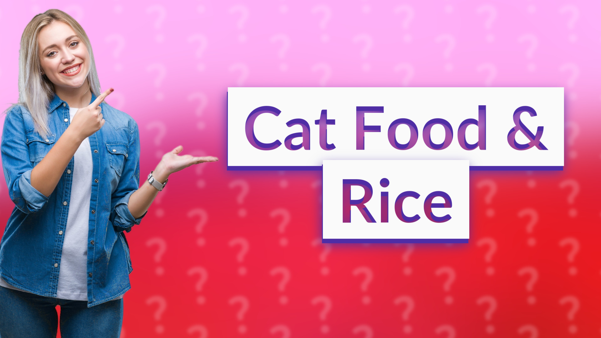 Cat Food & Rice