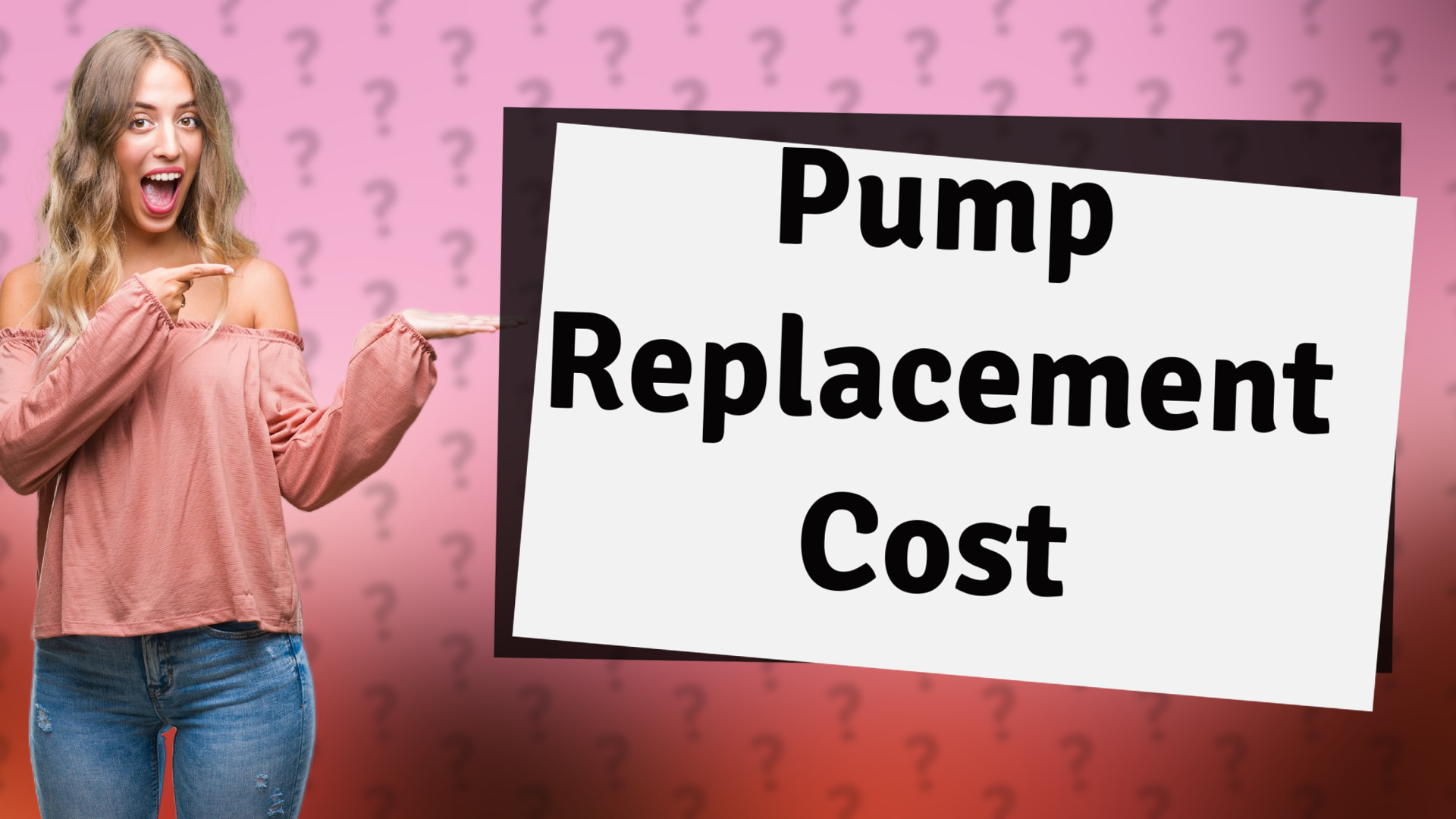 Pump Replacement Cost
