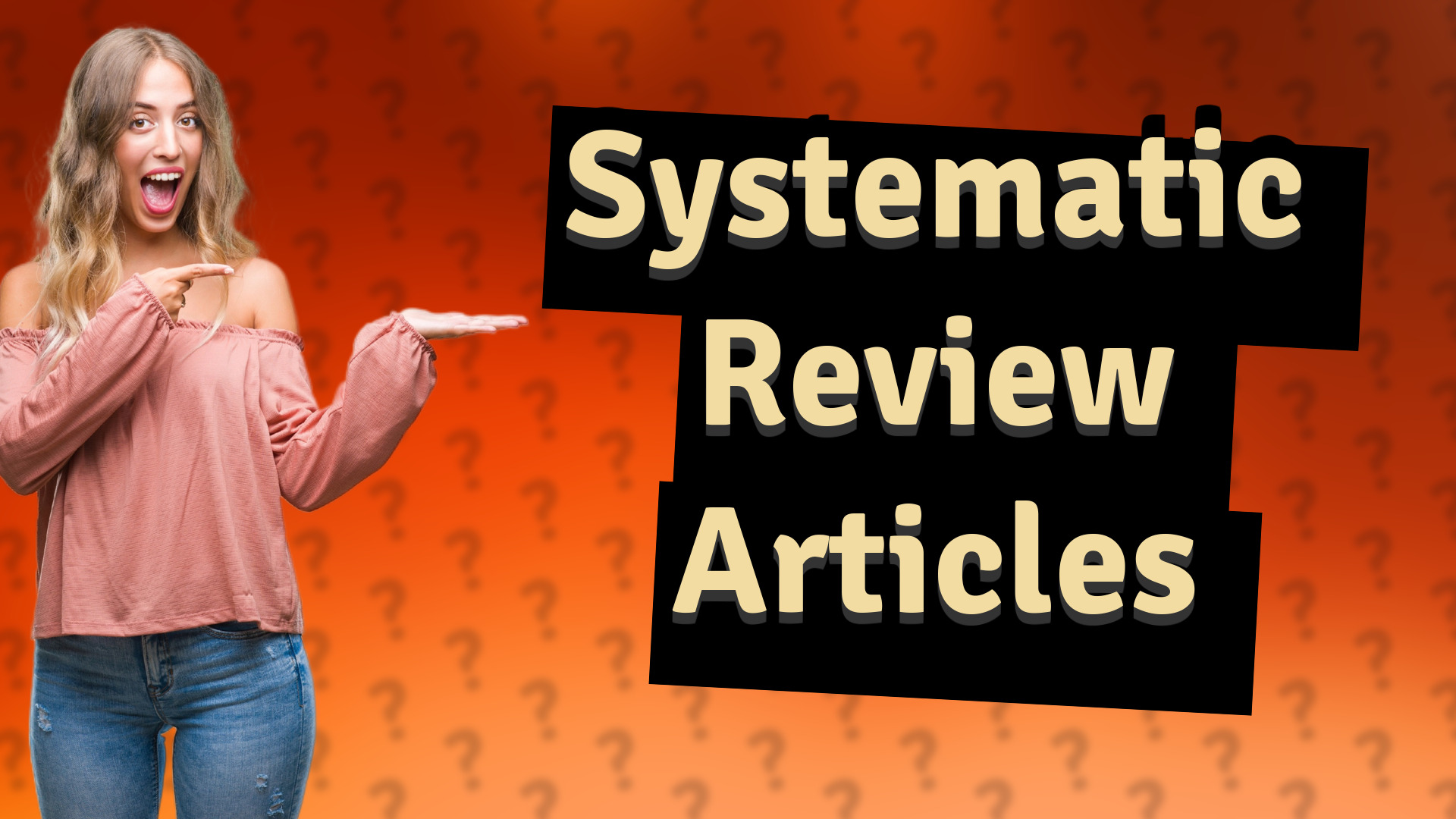Systematic Review Articles