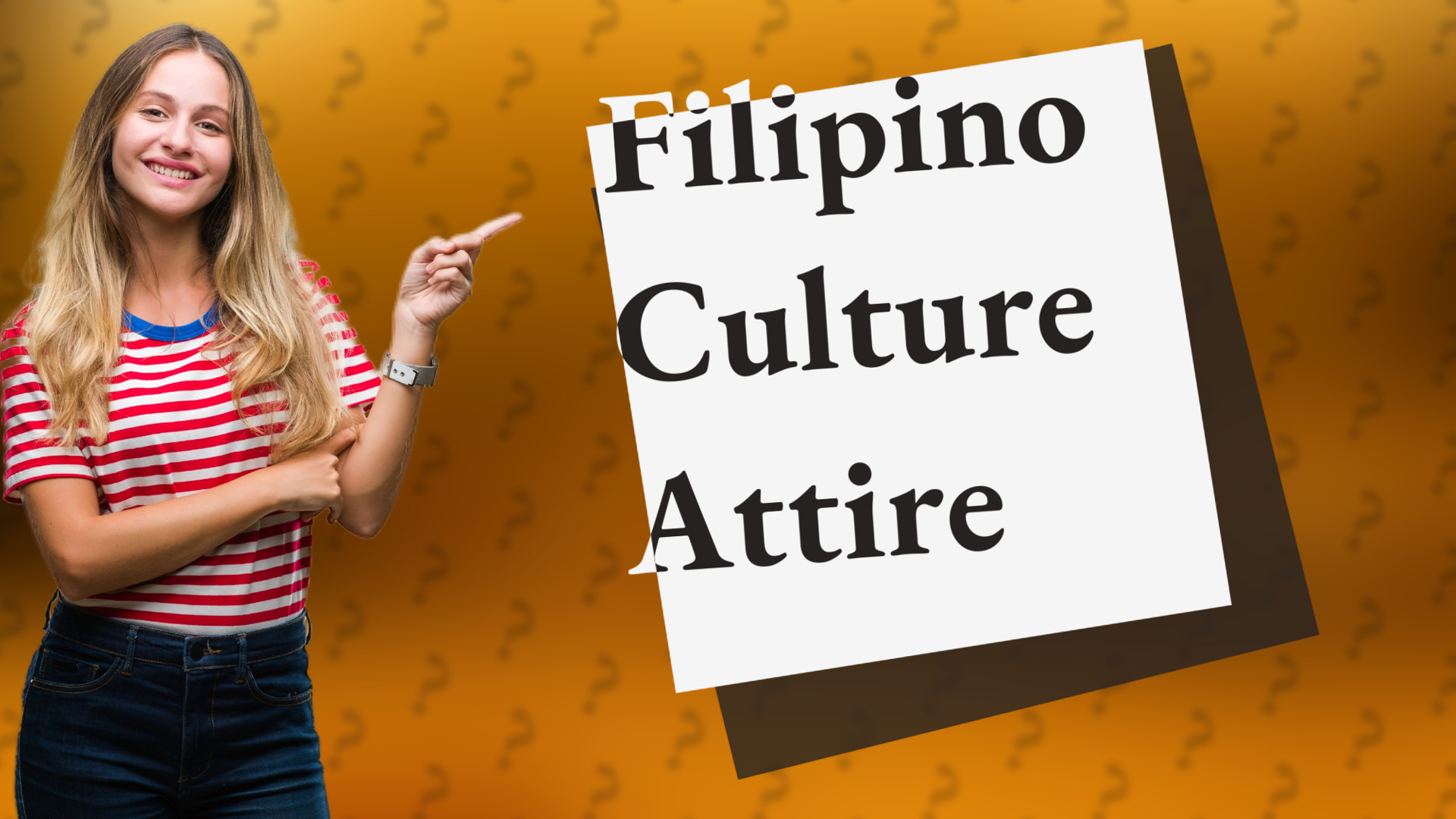 Filipino Culture Attire