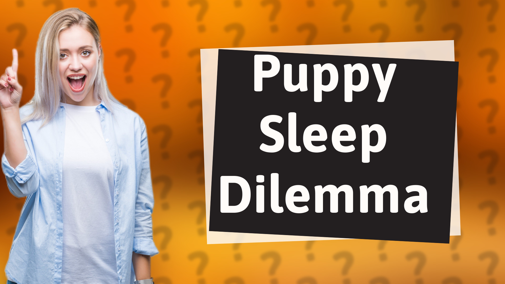 Puppy Sleep Dilemma