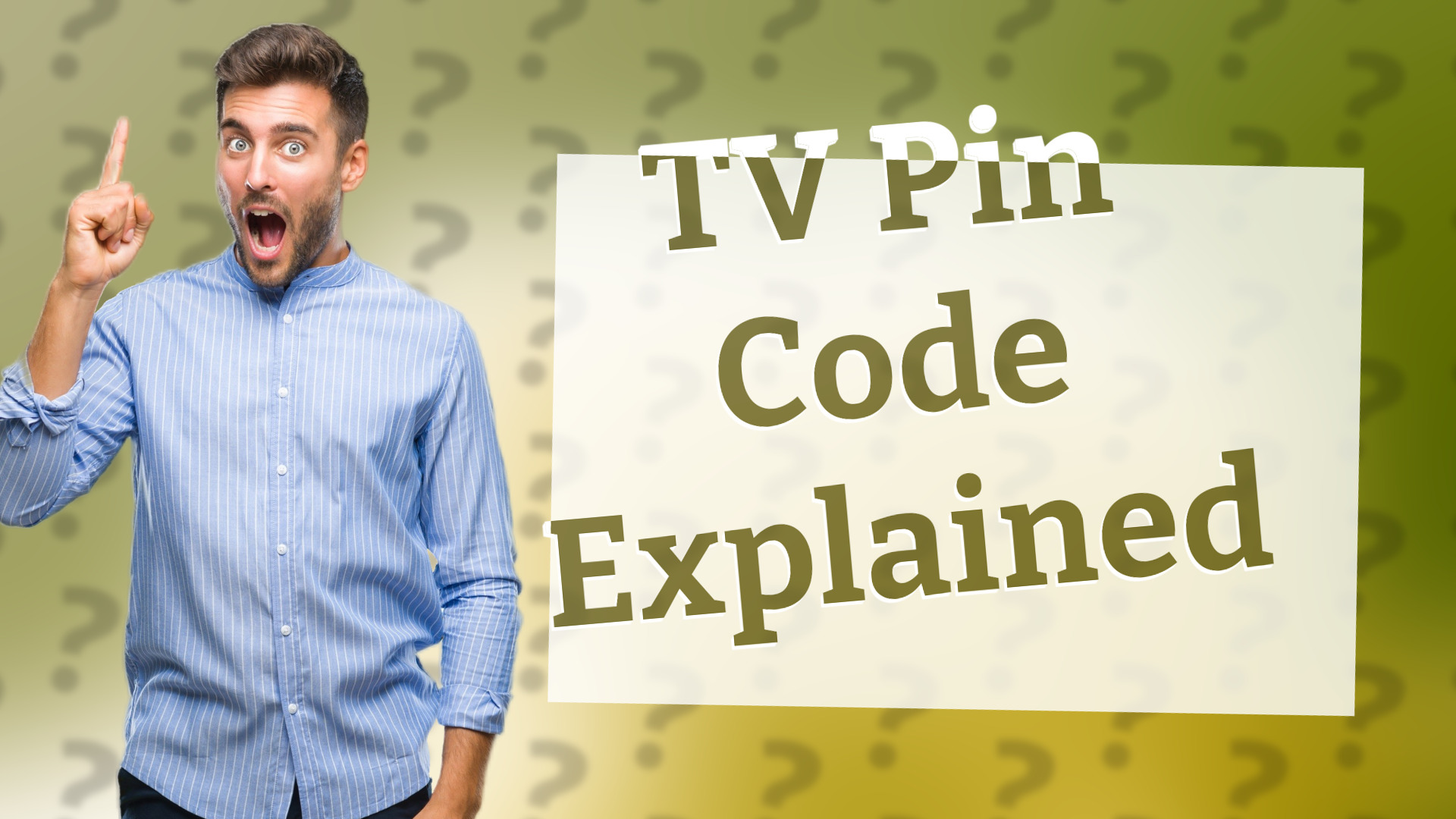 TV Pin Code Explained