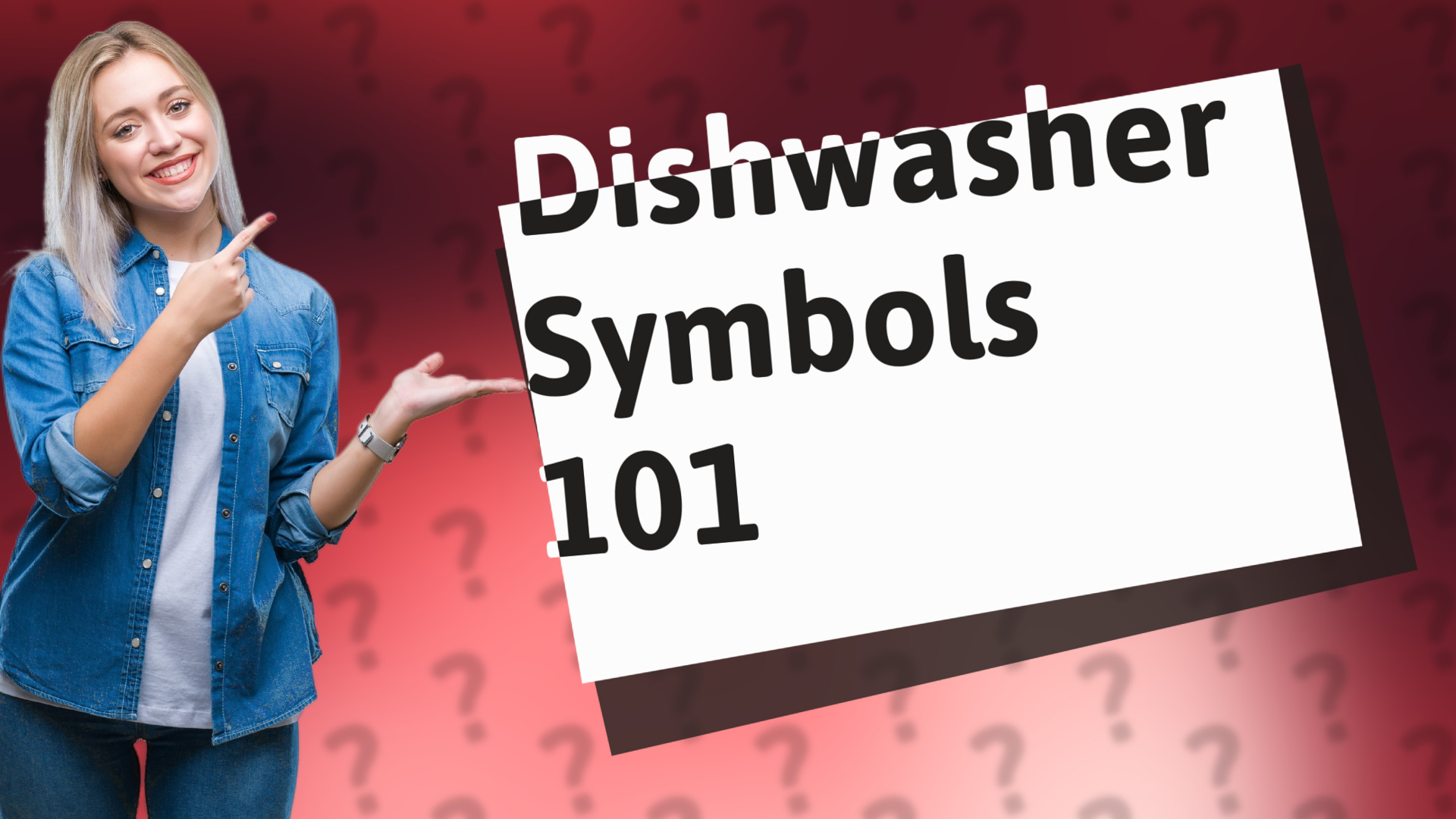 Dishwasher Symbols 101