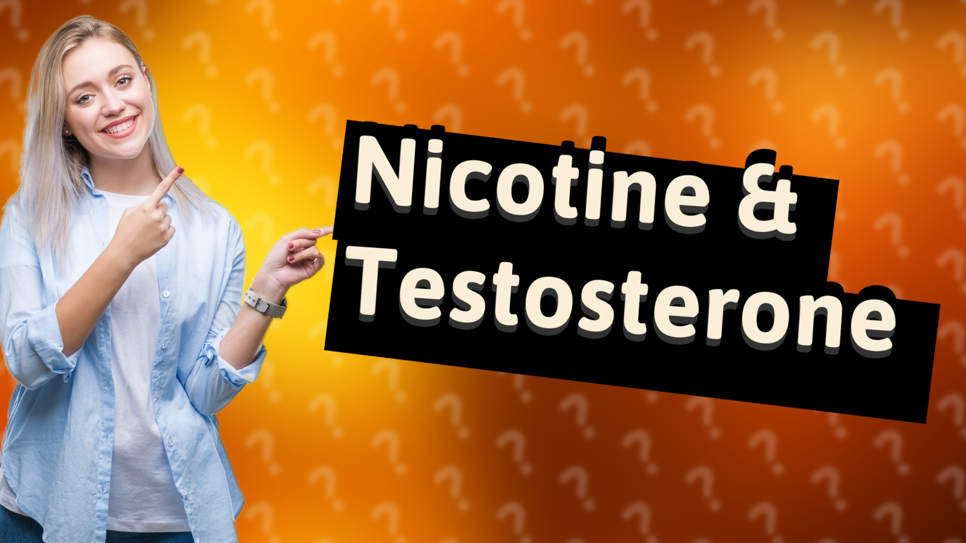 Nicotine & Testosterone