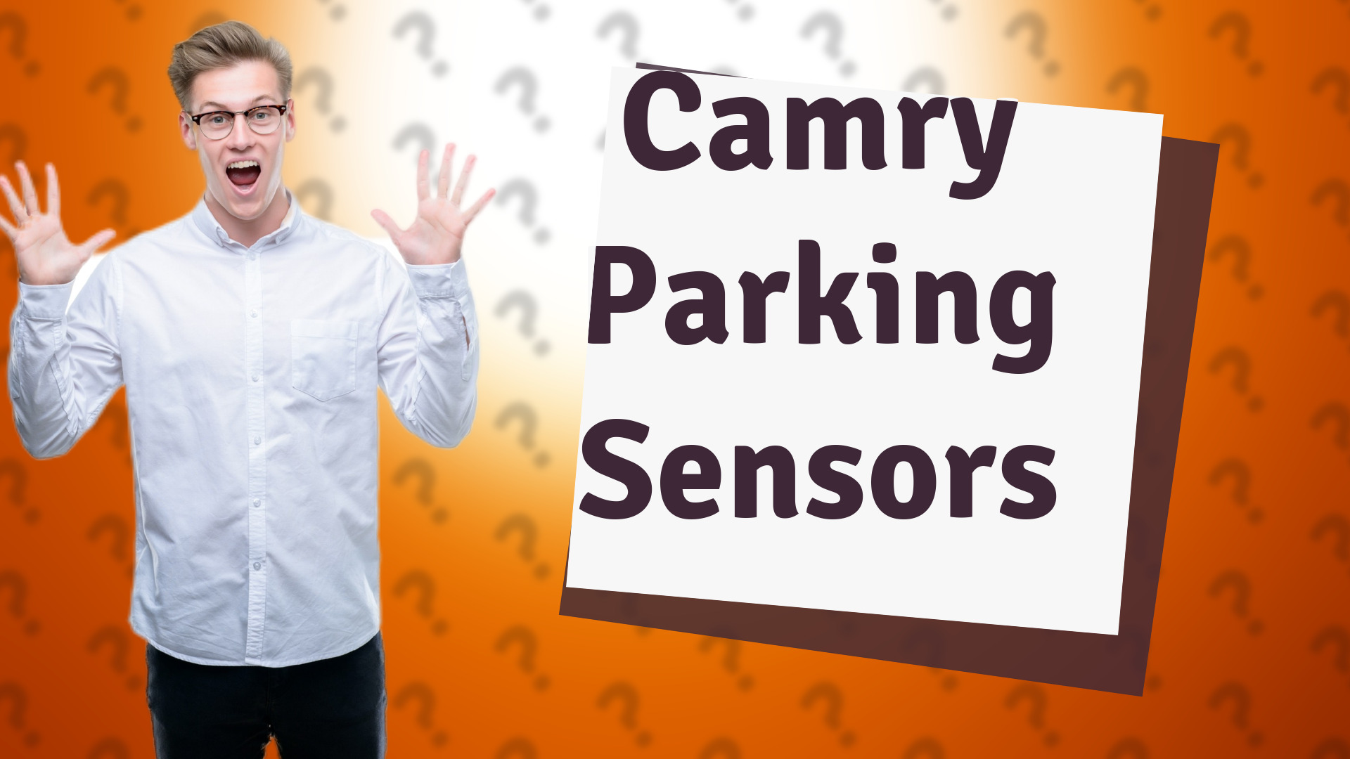 Camry Parking Sensors