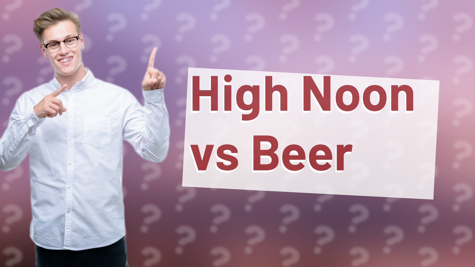 High Noon vs Beer