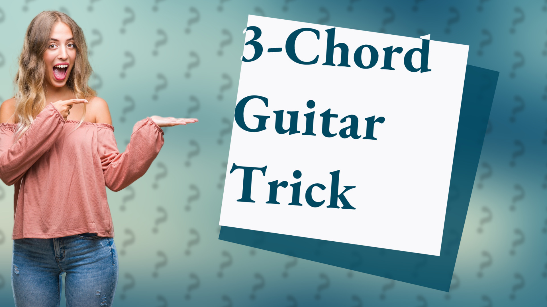3-Chord Guitar Trick