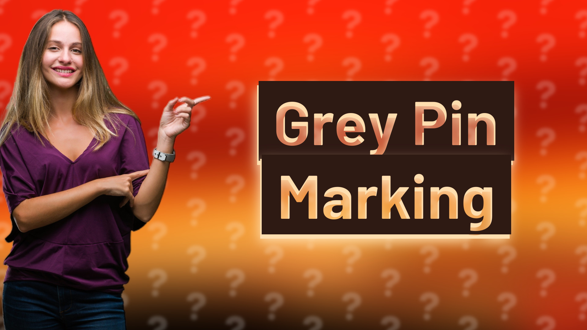 Grey Pin Marking
