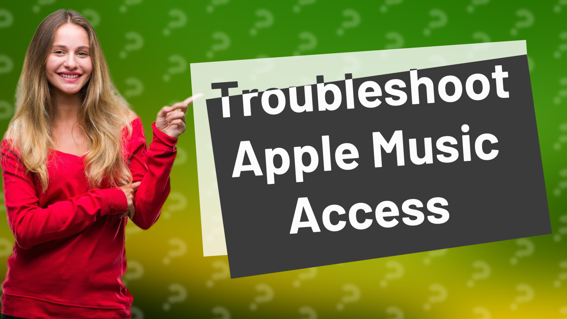Troubleshoot Apple Music Access