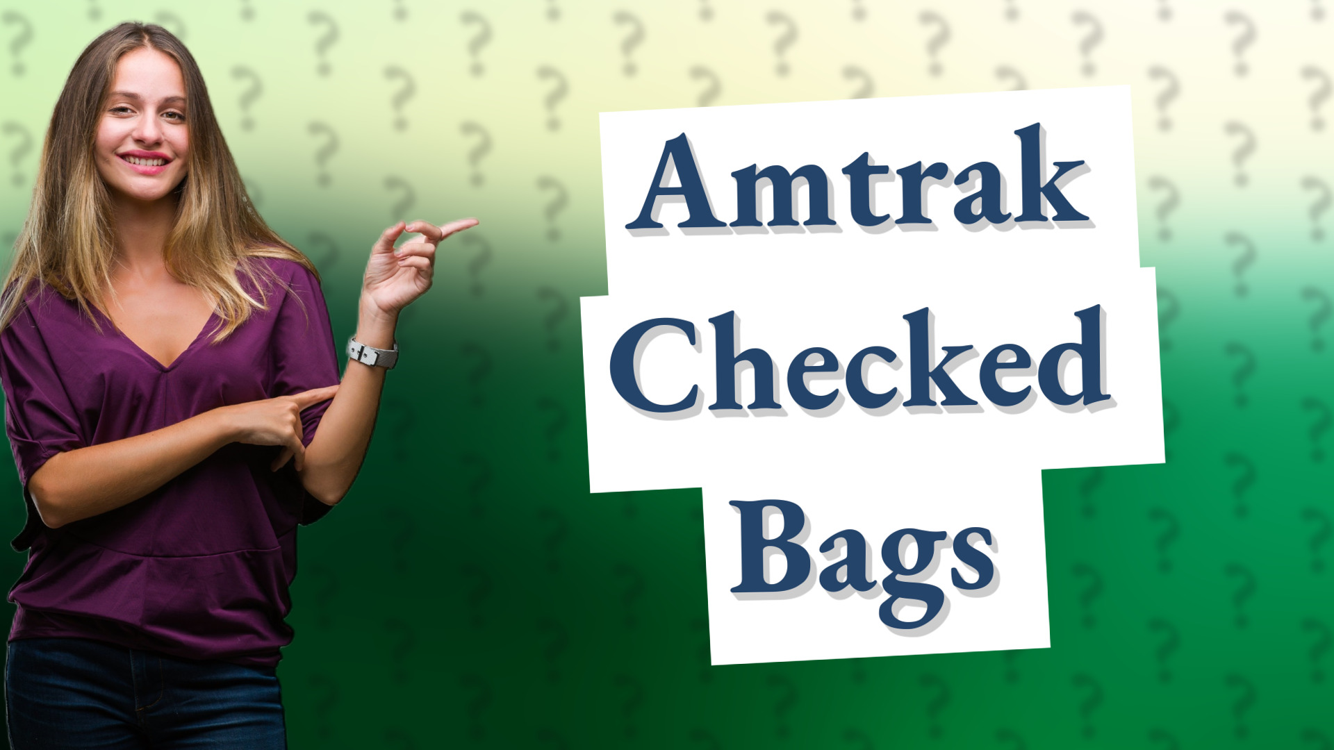 Amtrak Checked Bags